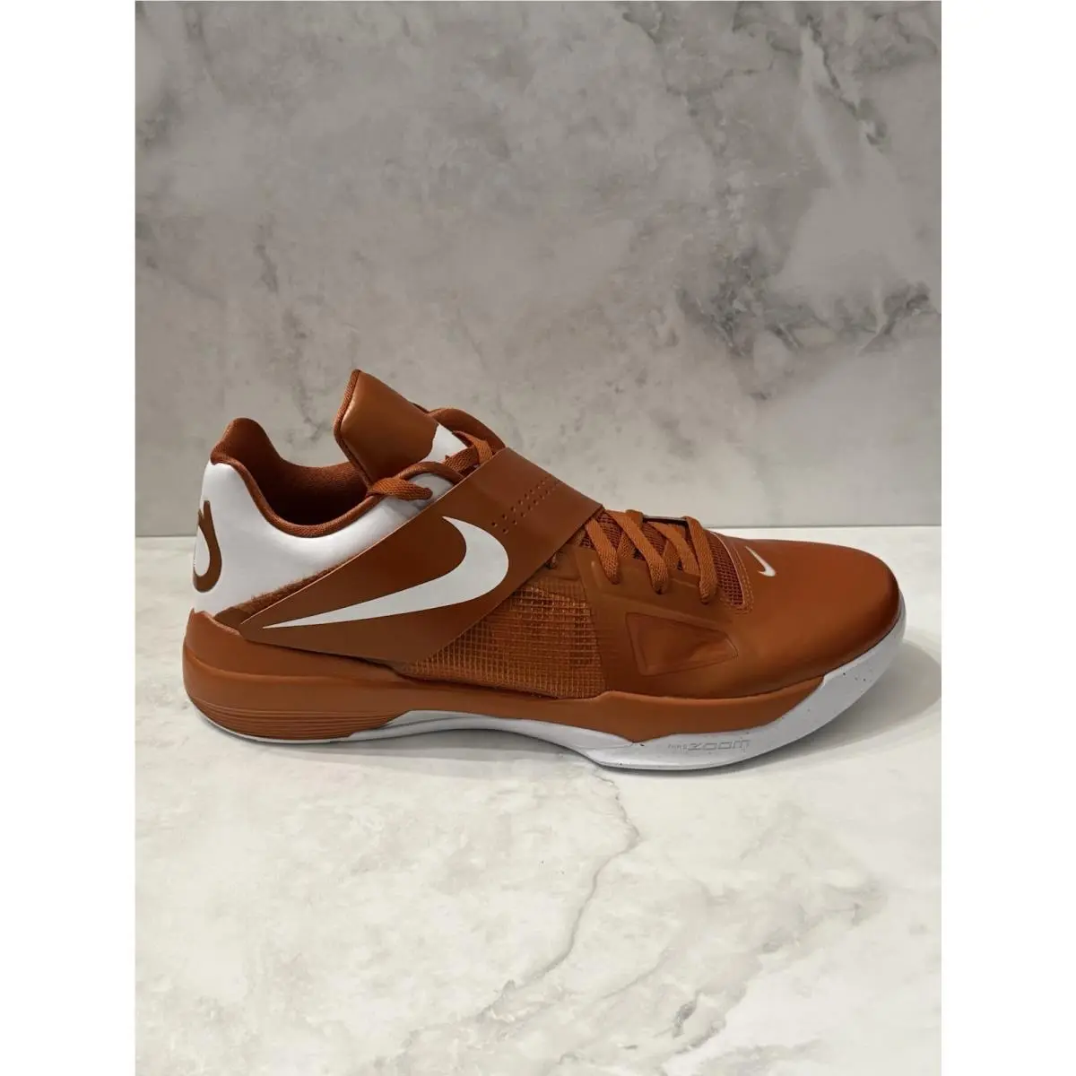 Zoom KD IV Texas Longhorns Basketball Shoes Orange IB3555-800 Men’s Size 13 by Nike