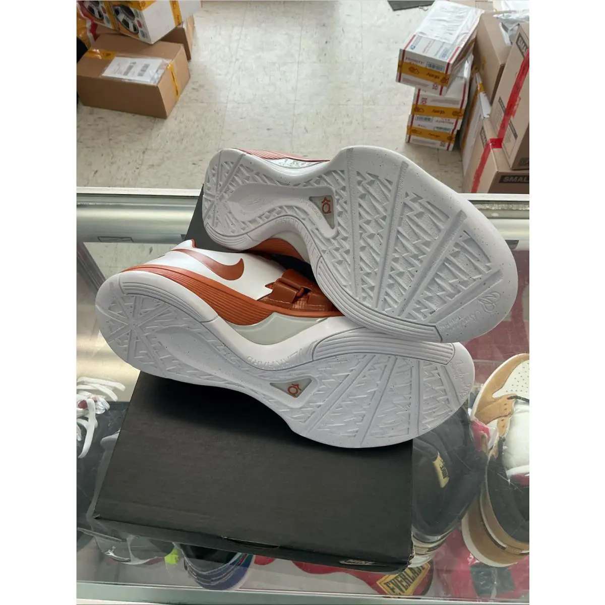 Nike shoes - Nike KD 4 - IB3555-800 - Desert Orange/White 4