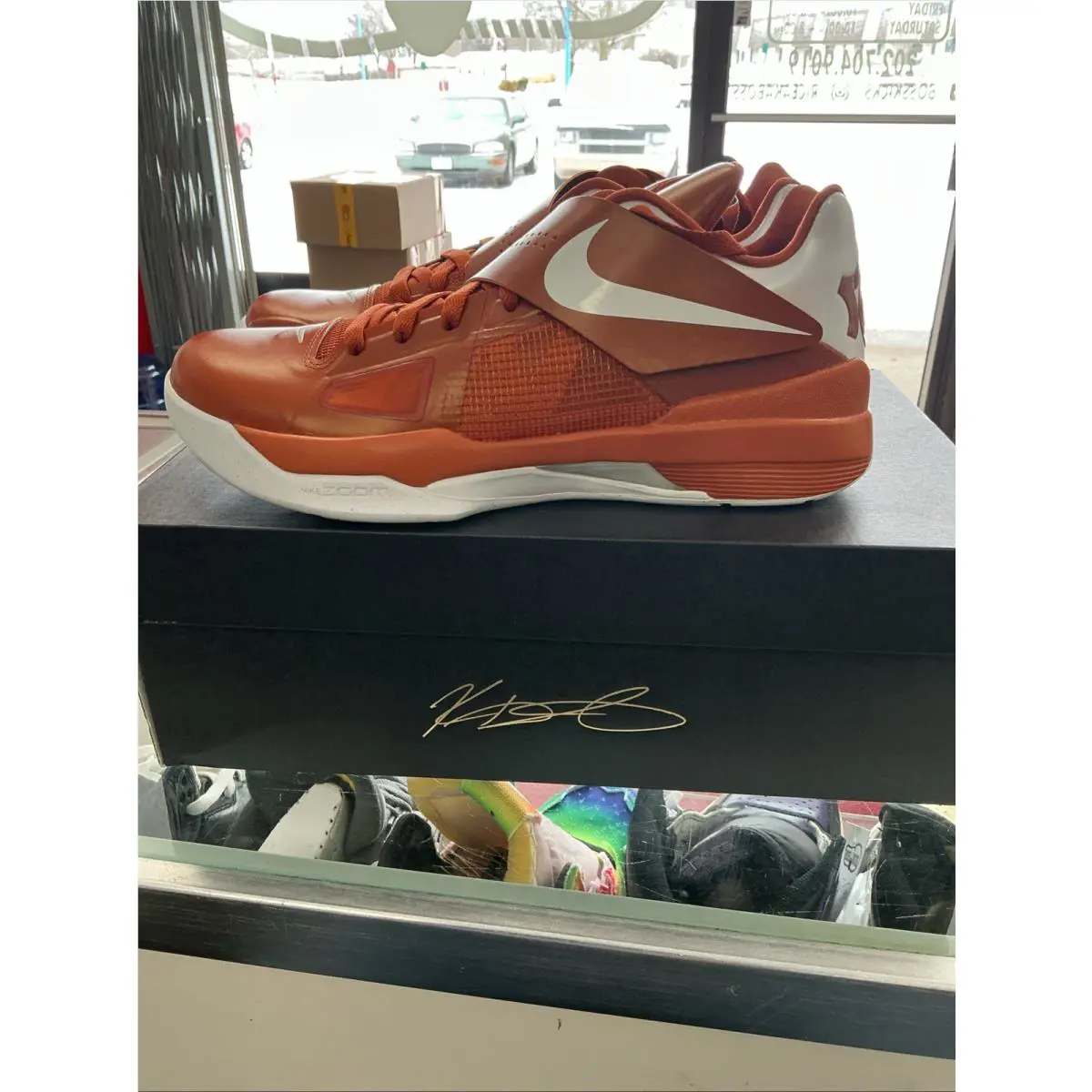 Nike shoes - Nike KD 4 - IB3555-800 - Desert Orange/White 0