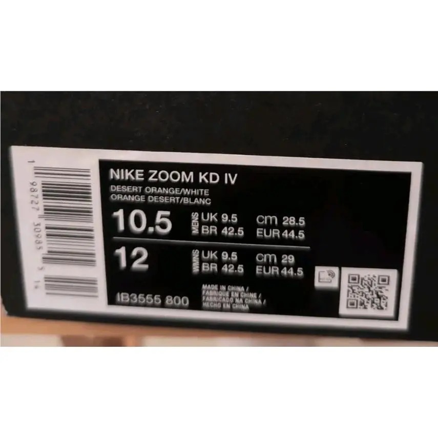 Nike shoes - Nike KD 4 - IB3555-800 - Orange 5