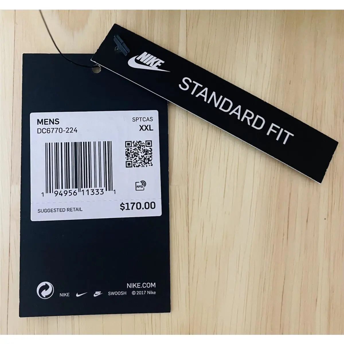 Nike clothing - Sportswear - Sportswear - DC6770-224 - Grain, Black (UPC: 194953009057) 3