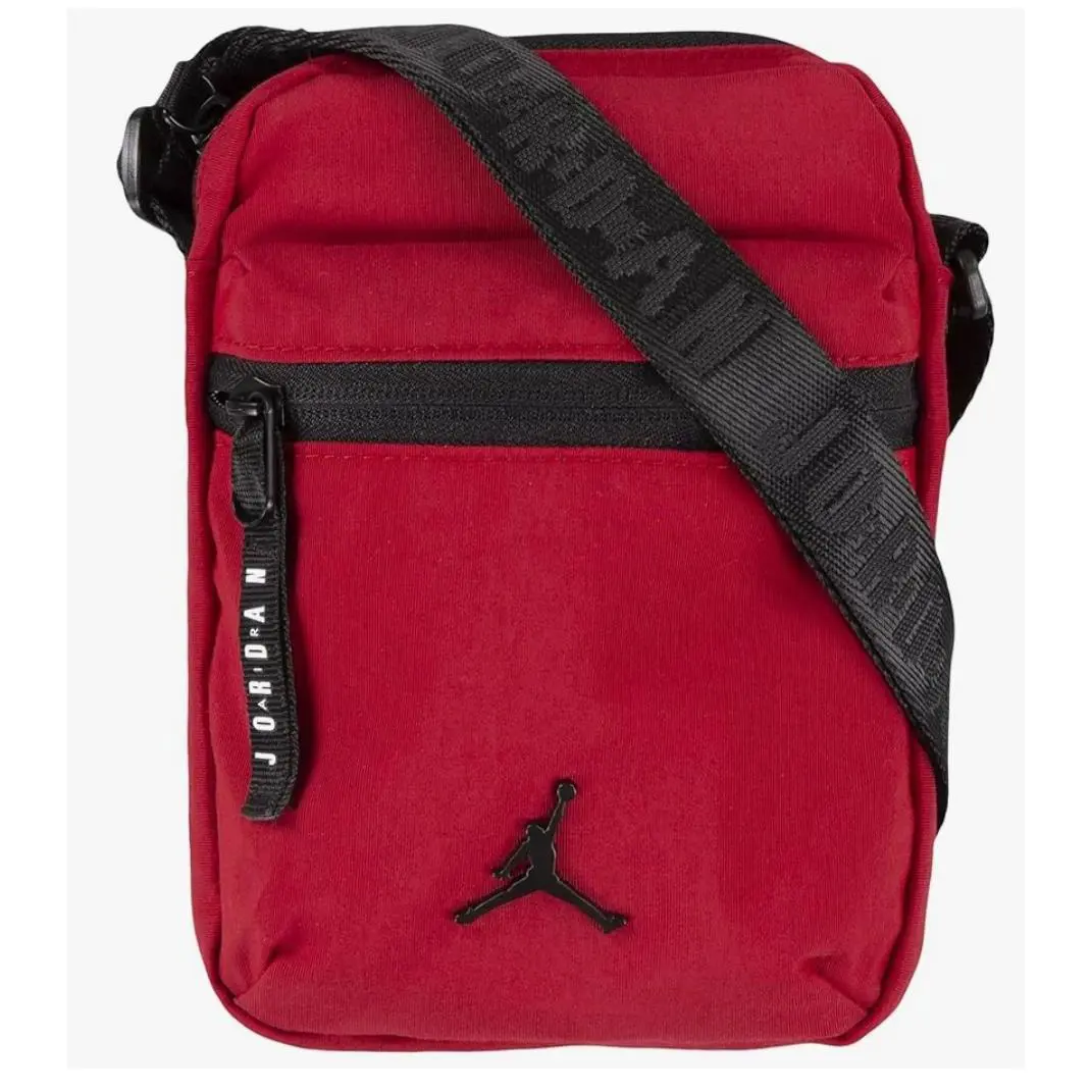 Nike Air Jordan Unisex Airborne Festival Bag Crossbody Gym Red 9A0631-R78 O/s