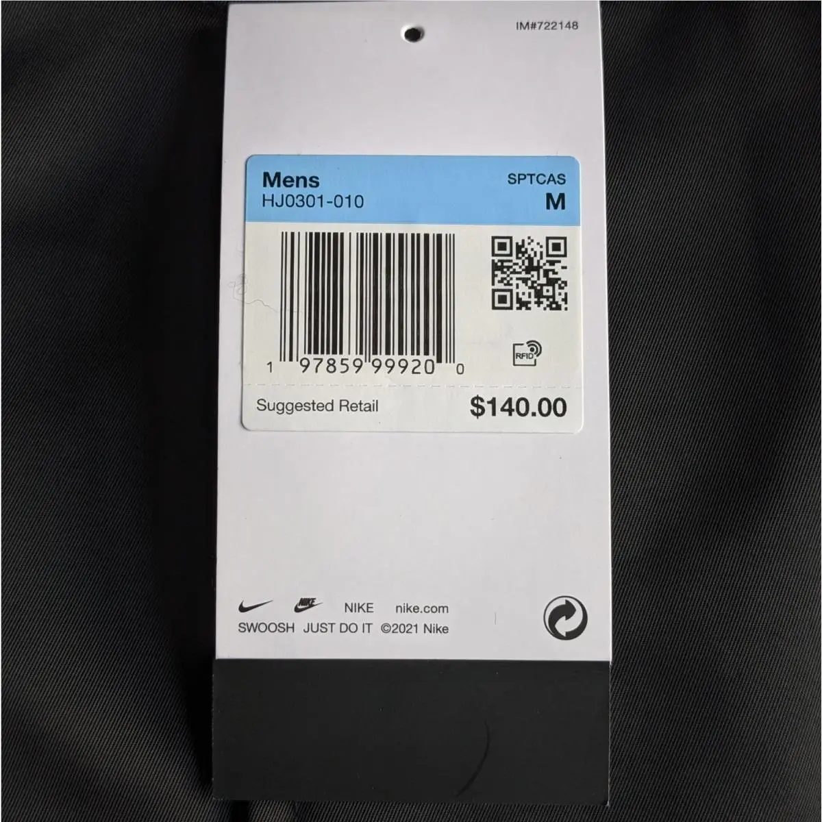 Nike clothing - Nike Therma-FIT - HJ0301-010 - Black, Manufacturer: Black/White (UPC: 197859999200) 5