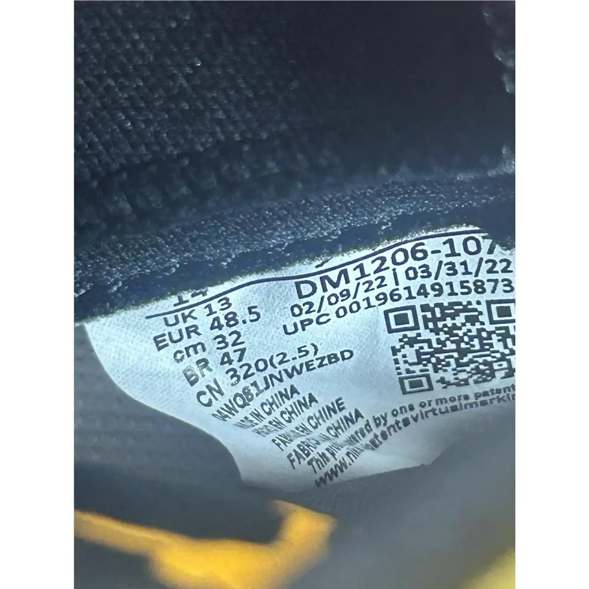 Nike shoes - Air Jordan 1 - Air - DM1206-107 - Yellow 7