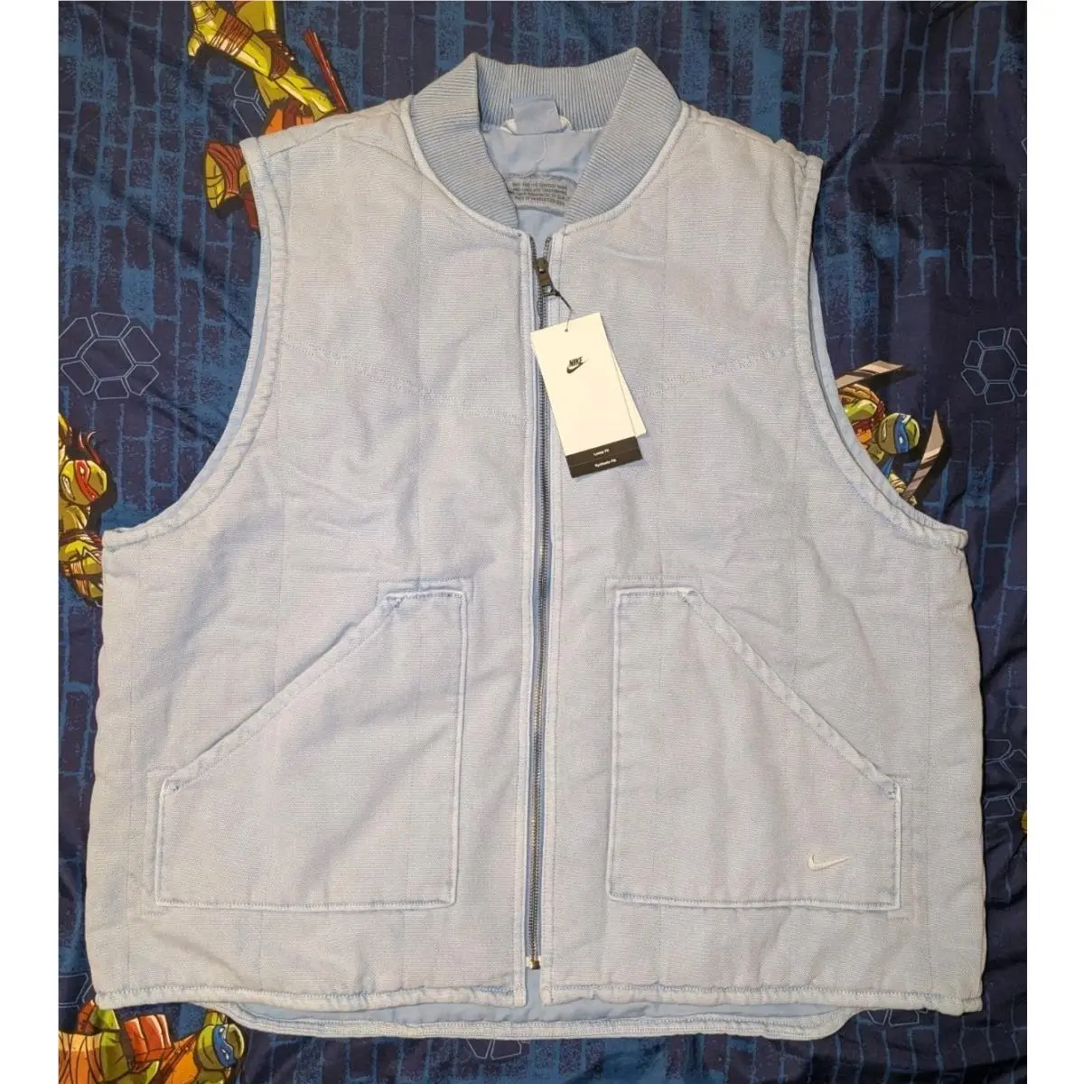 Nike Life Padded Work Vest Blue FZ6577-422 Men’s Size XL