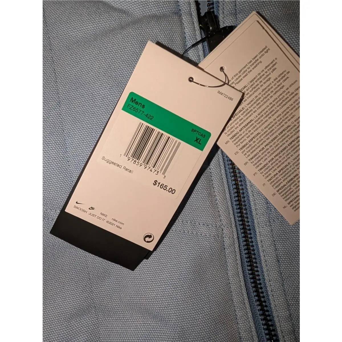 Nike clothing - FZ6577-422 - FZ6577-422 - Blue 0