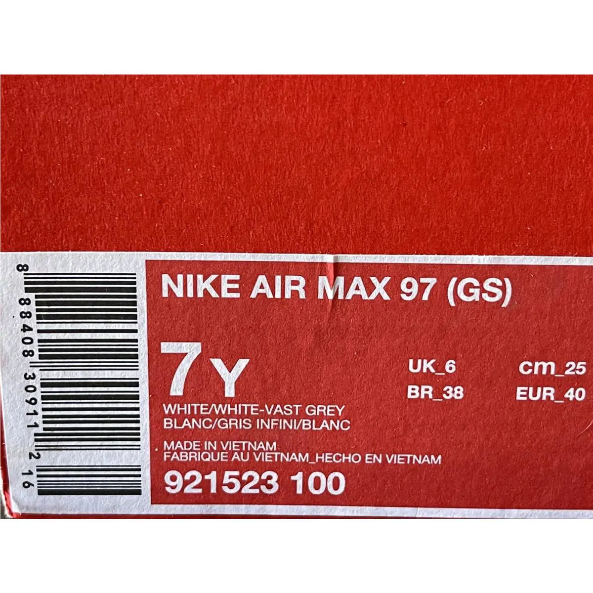 Nike shoes - Air Max 97 - Air Max - 921523-100 - White (UPC: 0888408309112) 6