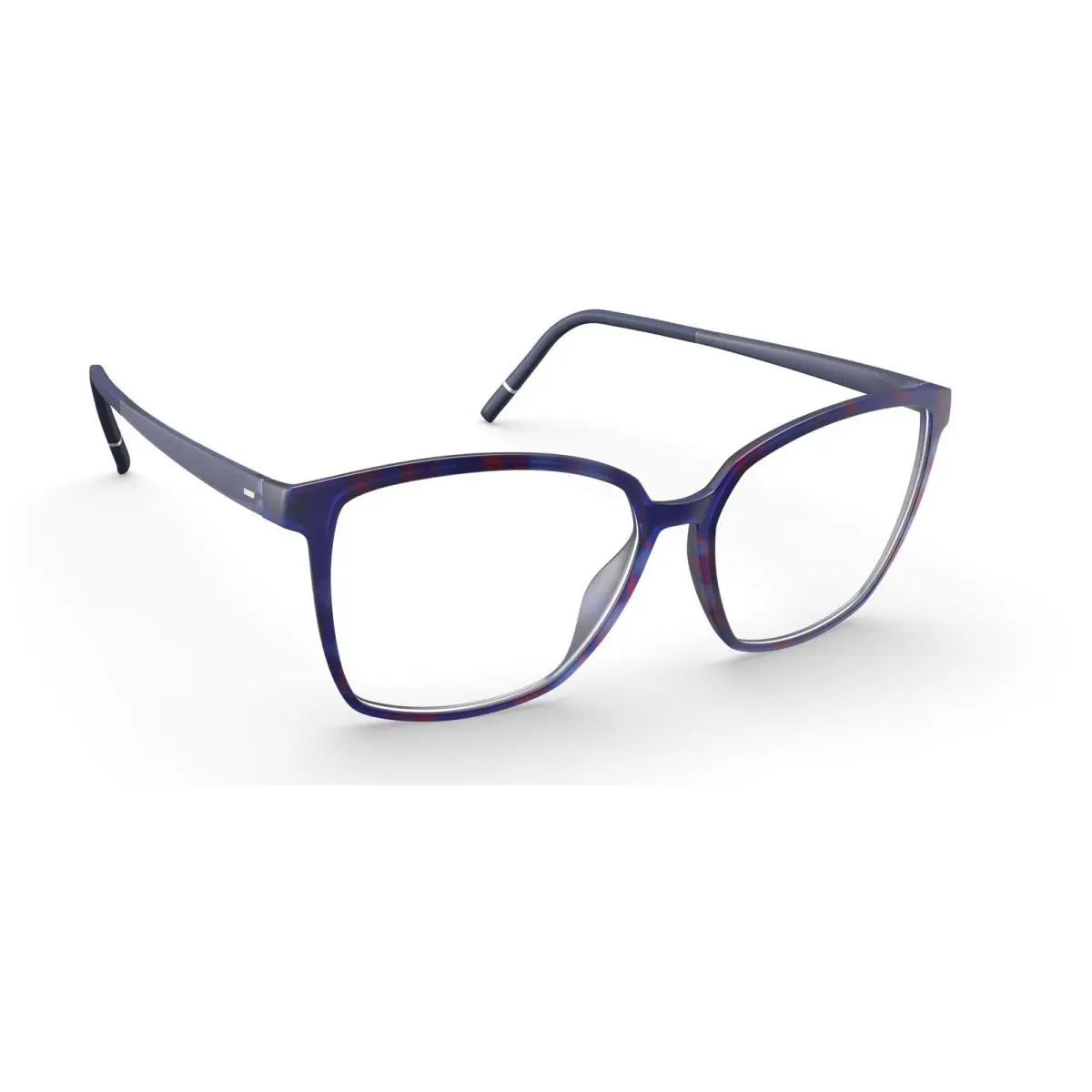 Vivid Sky FR 1613 Eyeglasses 4510 Pansy Camouflage by Silhouette