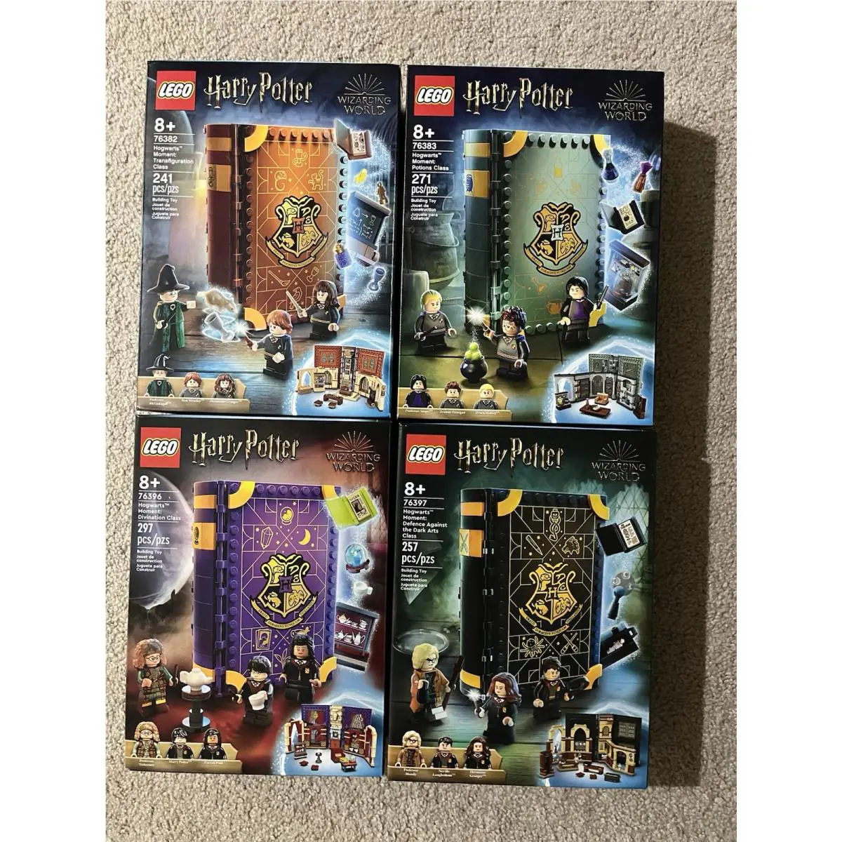 Lego Harry Potter Hogwarts Moment Sets - 76382 76383 76396 76397 New/sealed