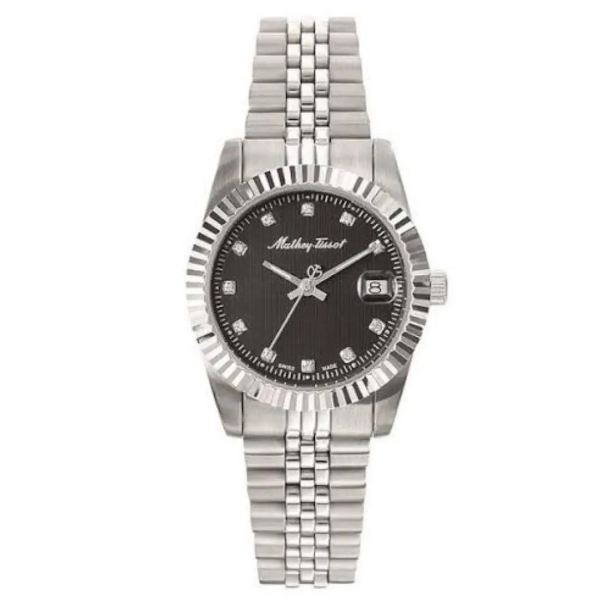 Mathey Tissot Women`s Classic Black Dial Watch - D807AN