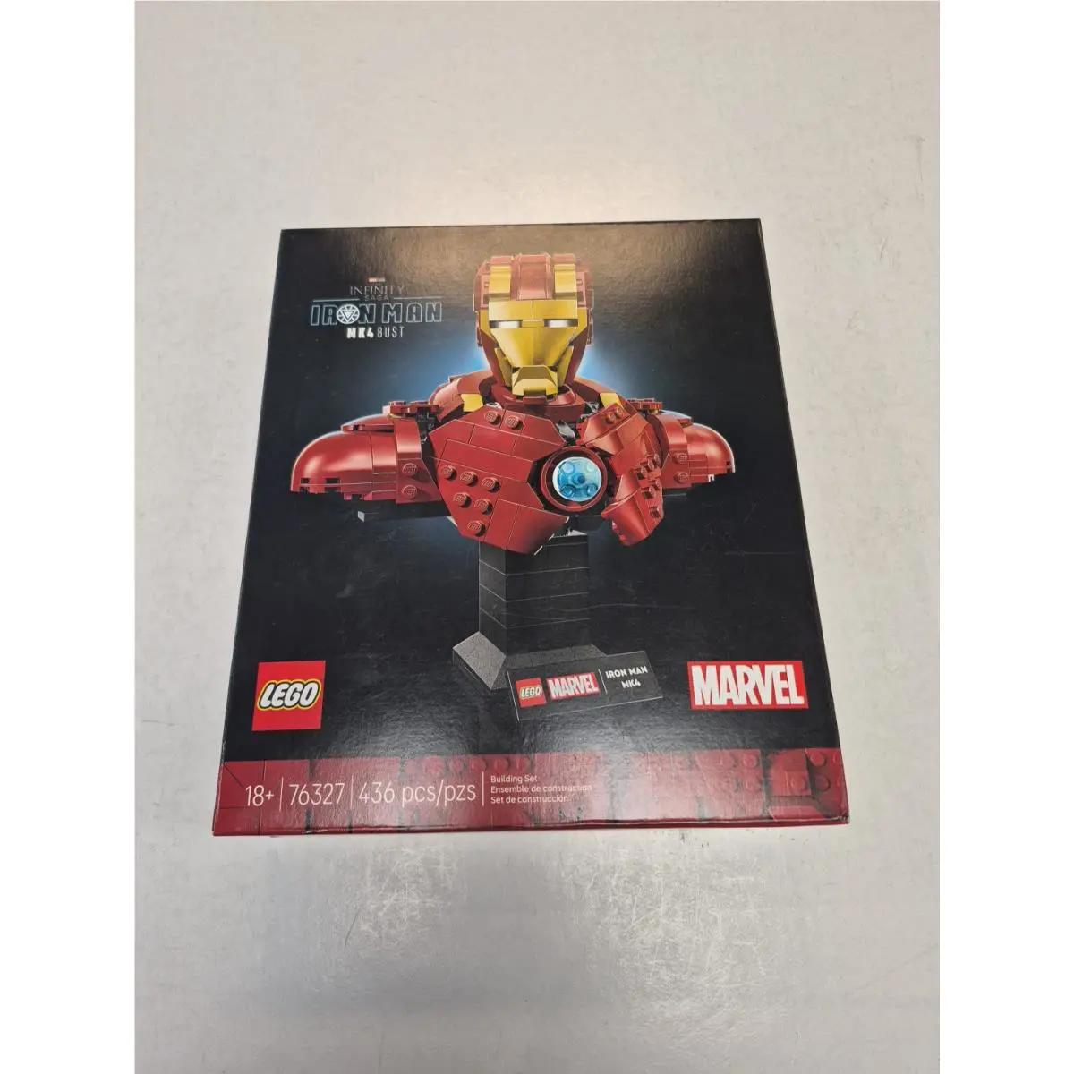 Lego Marvel Infinity Saga Iron Man MK4 Bust 76327 436pcs Building Set