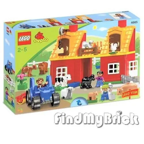 Lego Duplo Big Farm 4665 Lego Ville Fun Farm - Brand