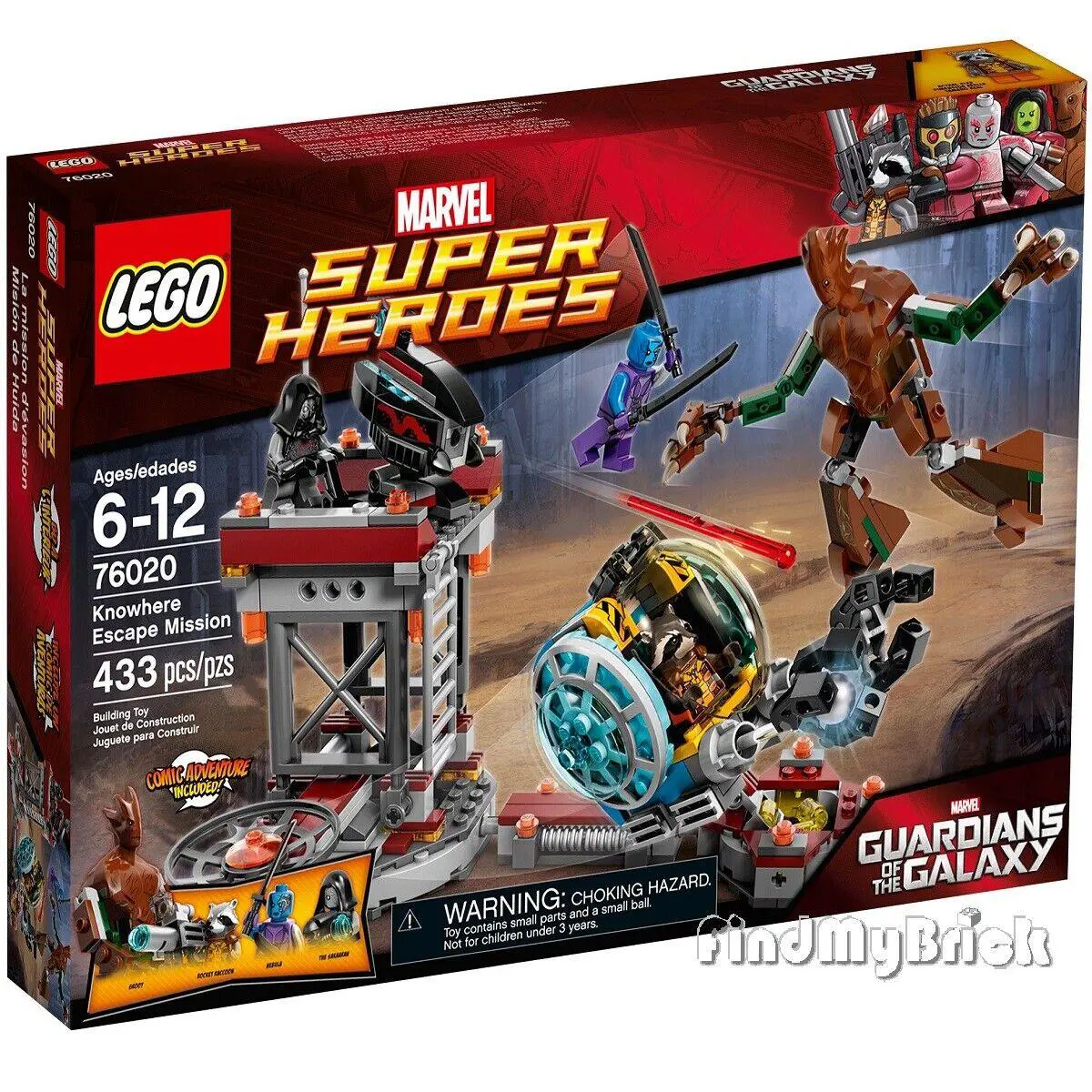 Lego Heroes Guardians of The Galaxy 76020 Knowhere Escape Mission