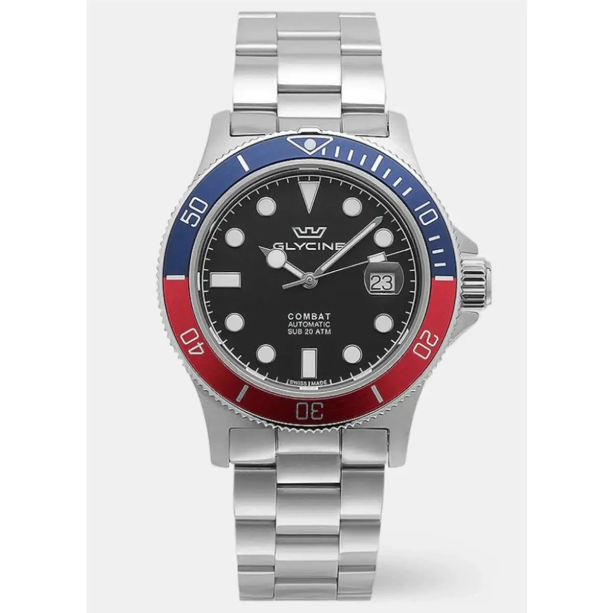 Drop x  Men`s Combat Sub Soda GL0196 Swiss Made Automatic Watch by Glycine