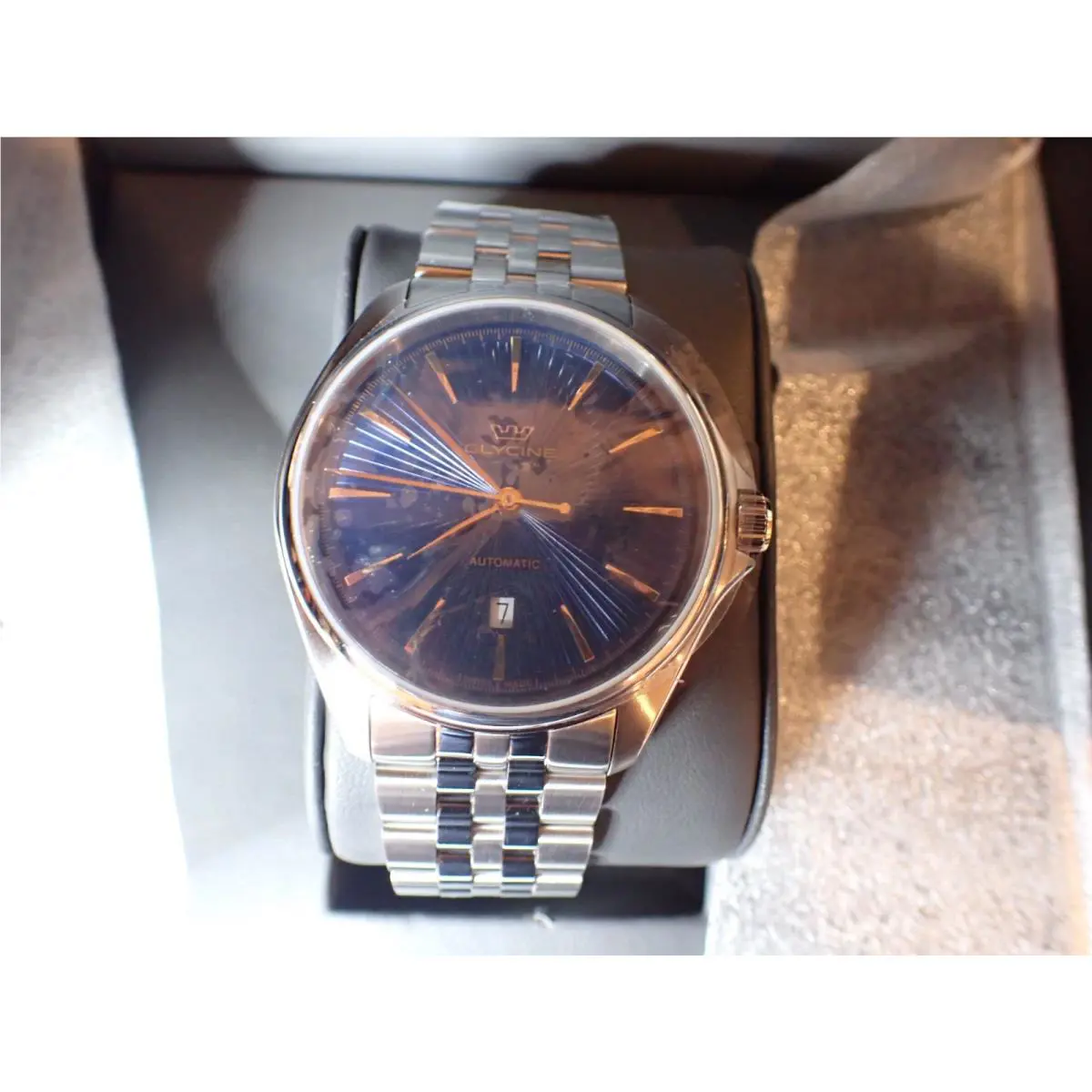 GL0455 Combat Automatic Watch Blue Dial by Glycine