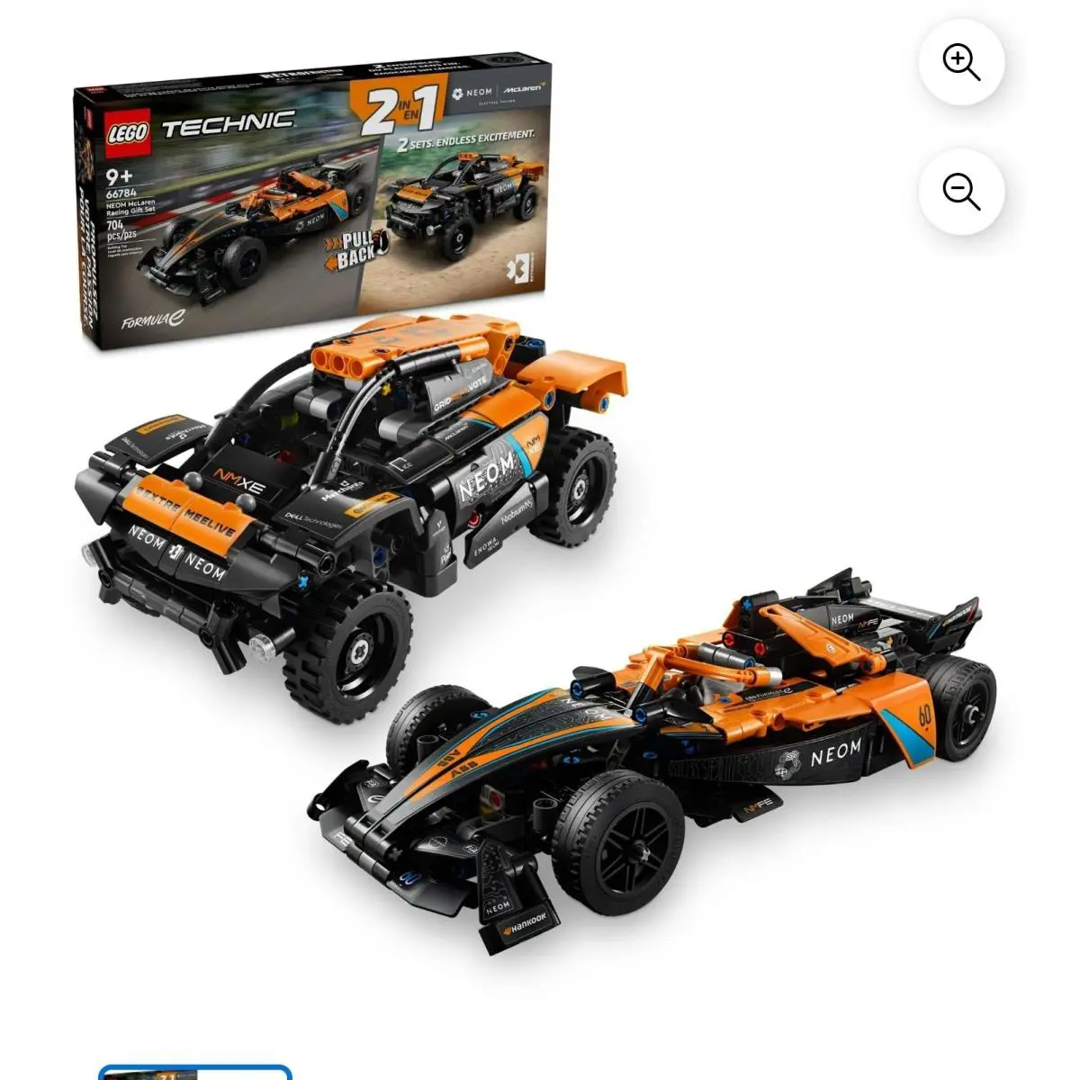 Lego Technic Neom Mclaren Racing Gift Set - Includes 2 Sets in One - 66784