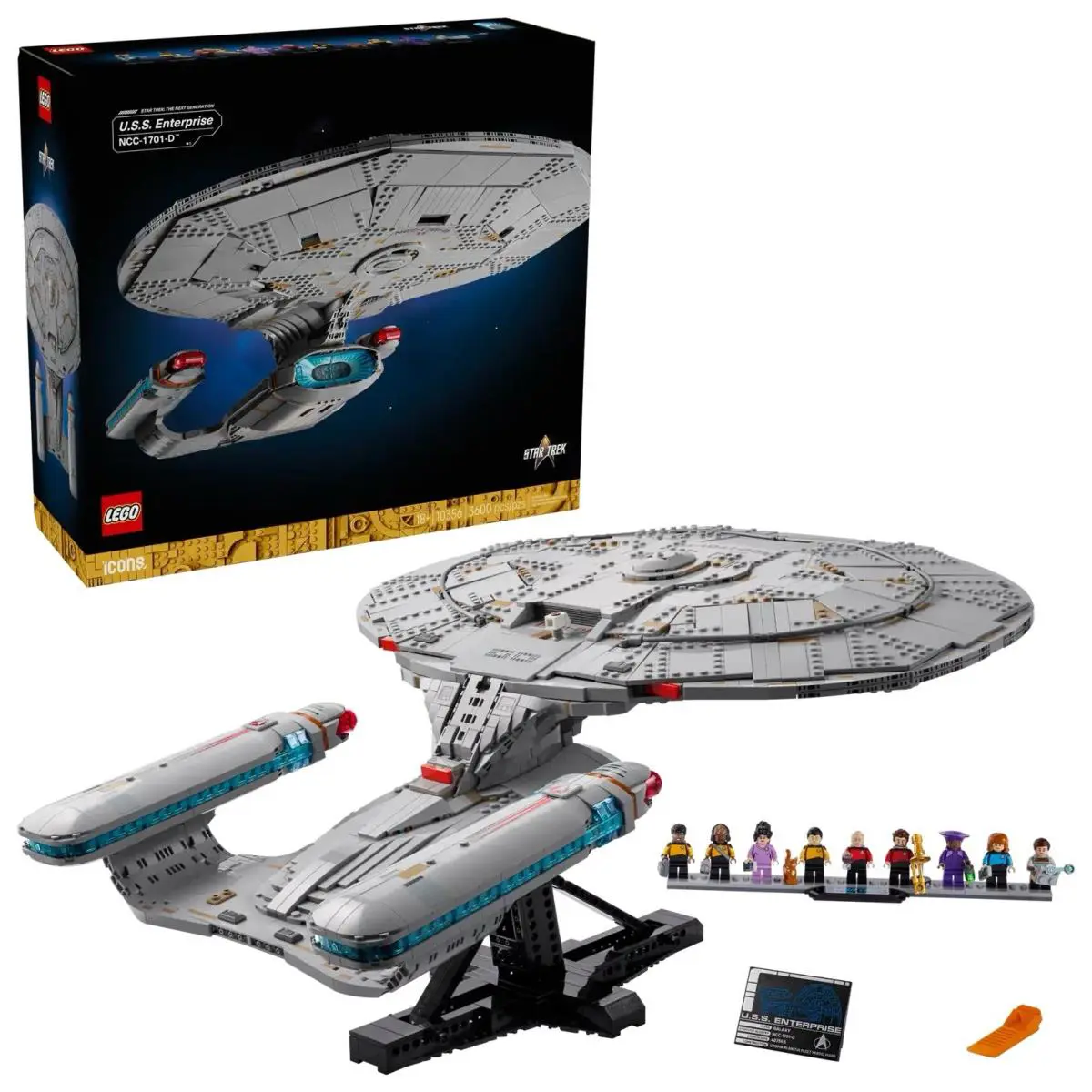 Lego 10356 Star Trek: Uss Enterprise-d Includes 9 Minifigs