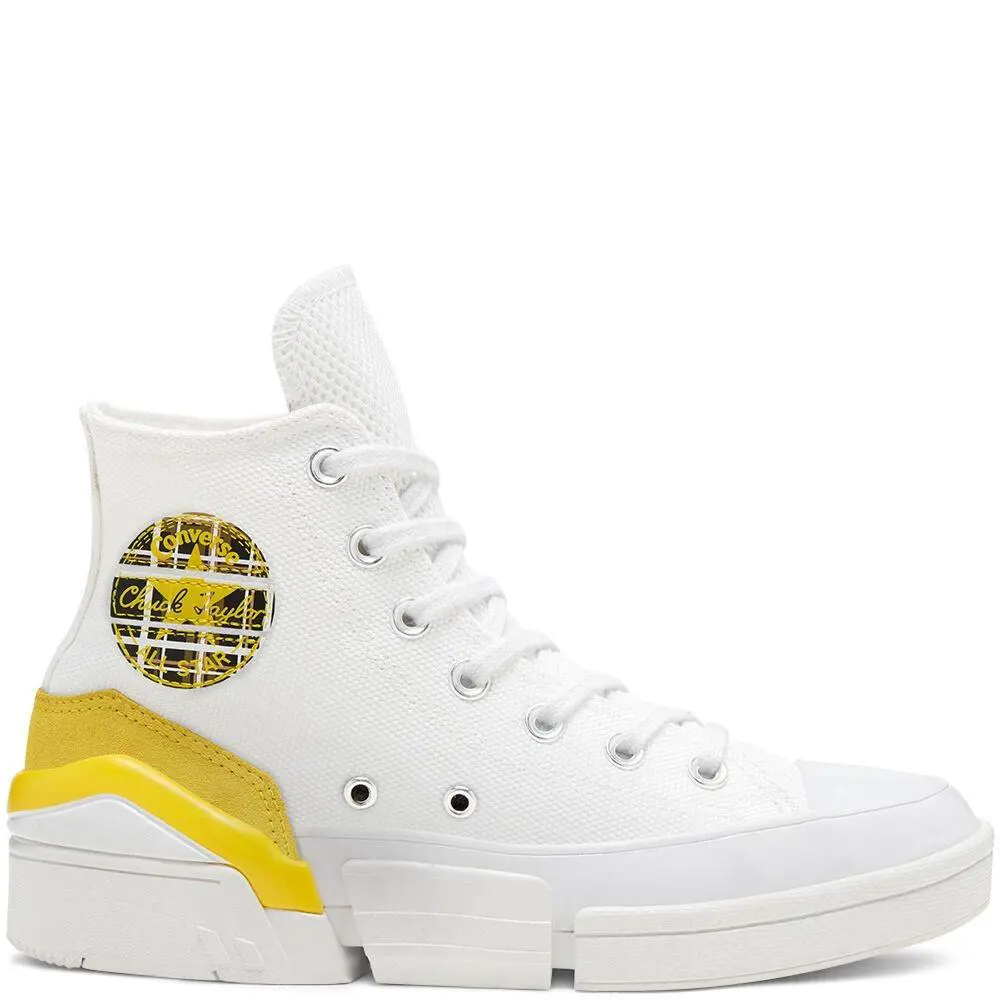 Converse Women`s Mix and Match CPX70 High Top - White/Speed Yellow/Black 568648C