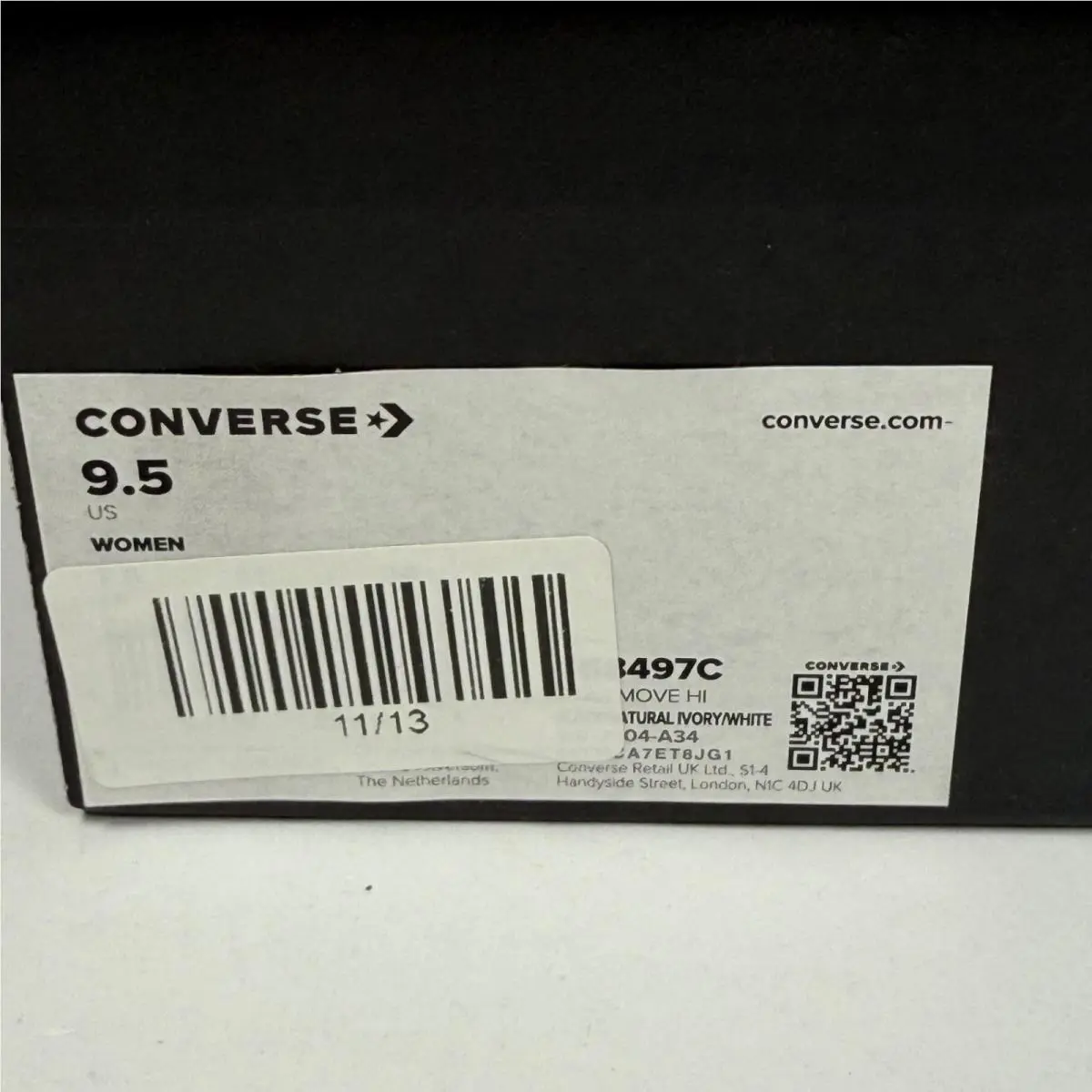Converse shoes - Chuck Taylor All Star Move HI - 568497C - Black 4
