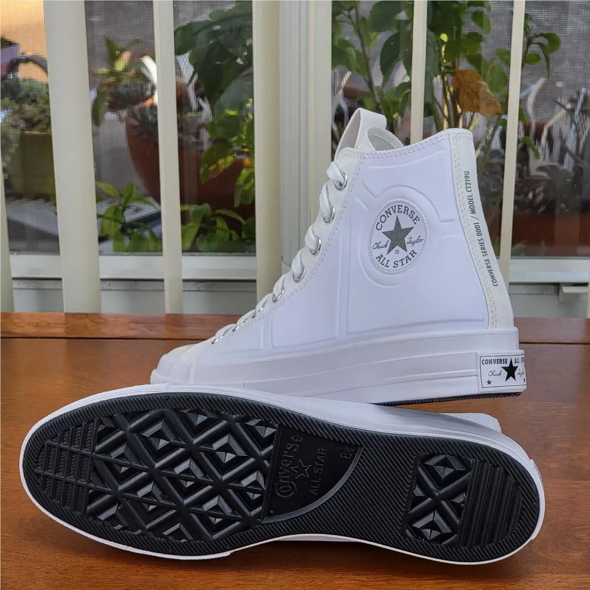 Converse shoes - Converse Chuck 70 Hi - Chuck - A07993C - White / White / Black (UPC: 194434628715) 4