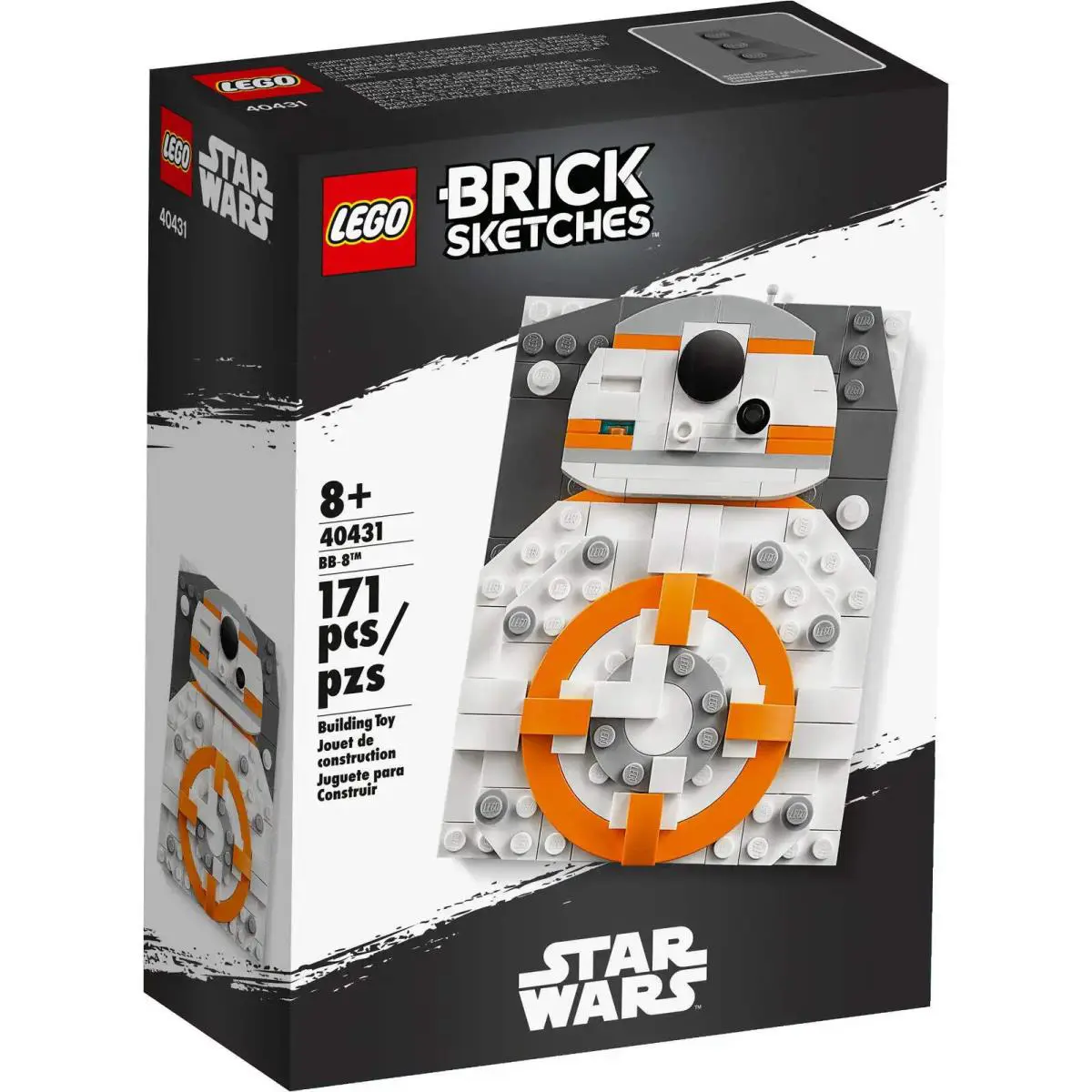 Lego 40431 Brick Sketches Star Wars BB-8 Set