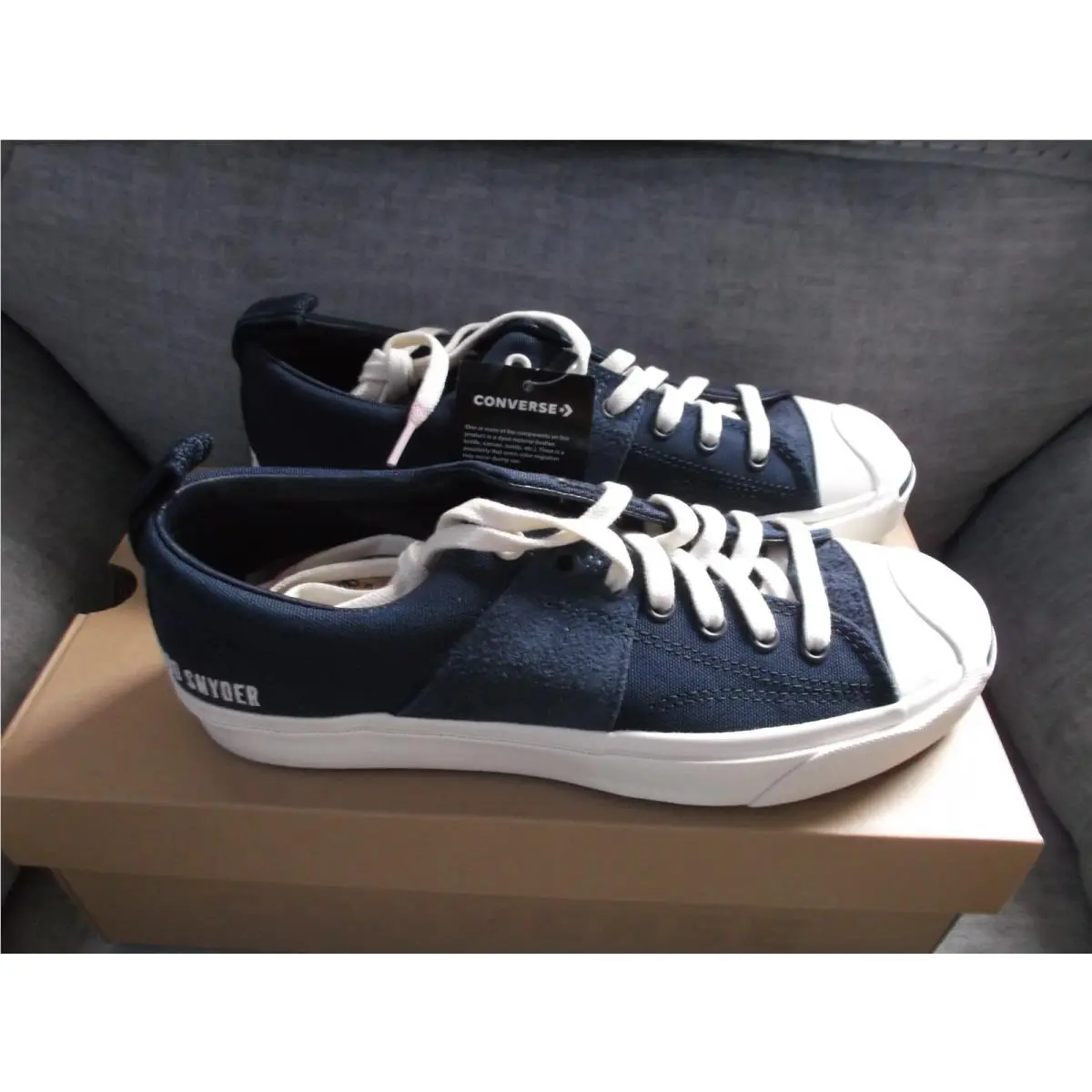 Converse x Todd Snyder Jack Purcell Ox 171844C Obsidian/egret Size 7 Men`s