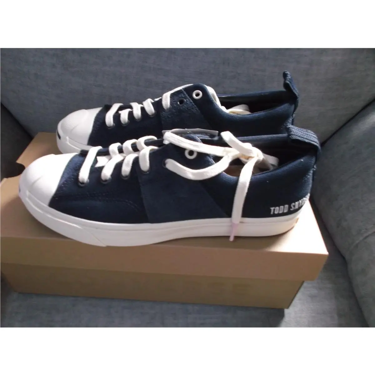Converse shoes - Converse x Todd Snyder Jack Purcell Ox - 171844C - Obsidian / Egret (UPC: 194432994645) 3