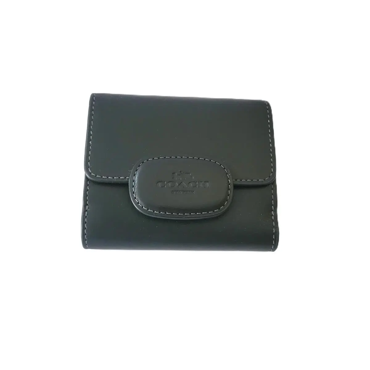 Coach CT985 Eliza Small Wallet Black Leather