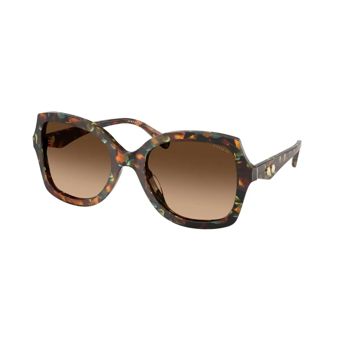 Coach HC 8410U cw225 Jade Pearl Tortoise Bro 584474 Sunglasses