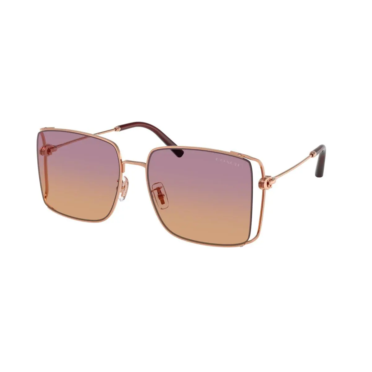 Coach HC 7174D cw429 Shiny Rose Gold Sunset p 933178 Sunglasses