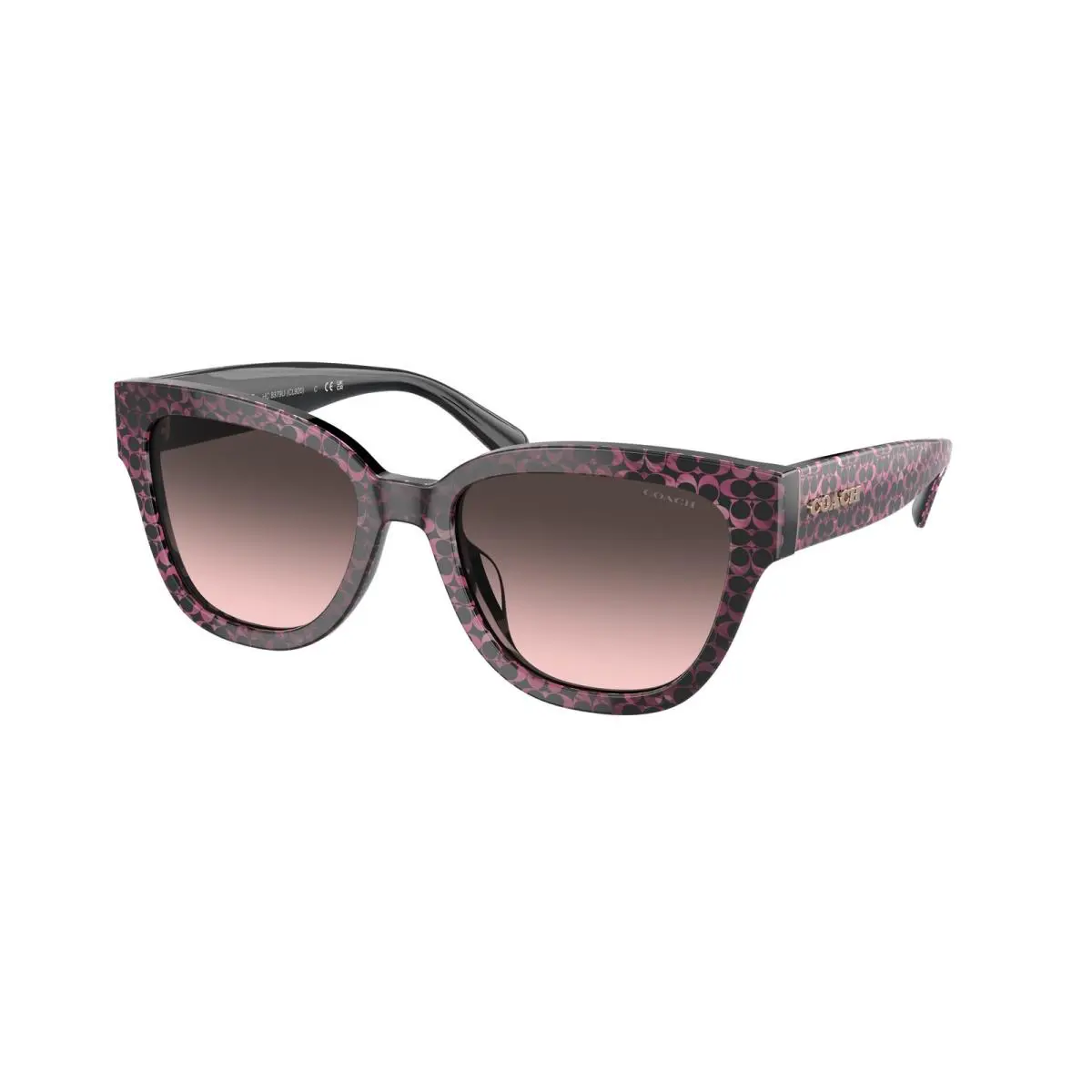 Coach HC 8379U cl920 Ruby Pearl Signature c g 578346 Sunglasses