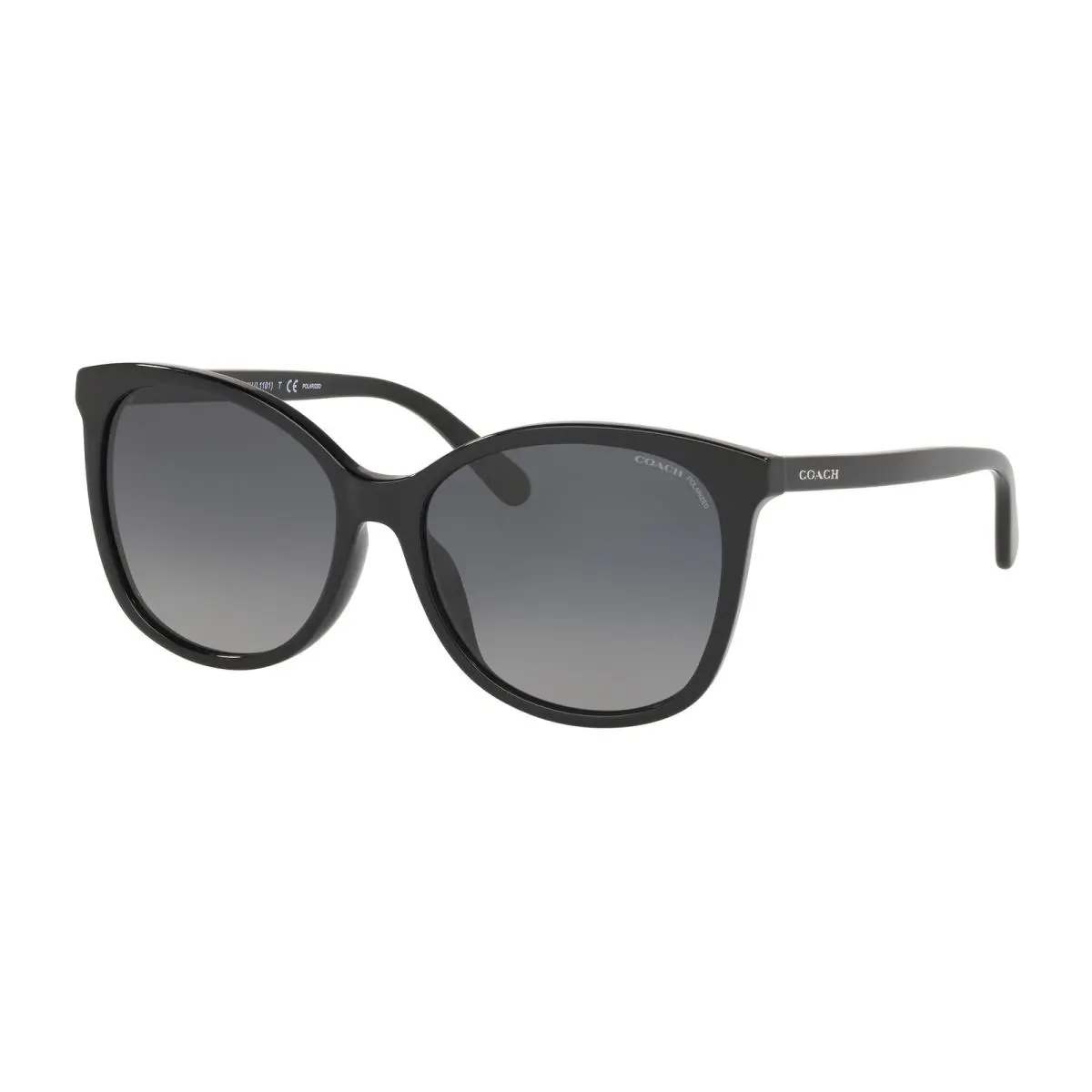 Coach HC 8271U l1101 Black Dark Grey Gradient 5002T3 Sunglasses