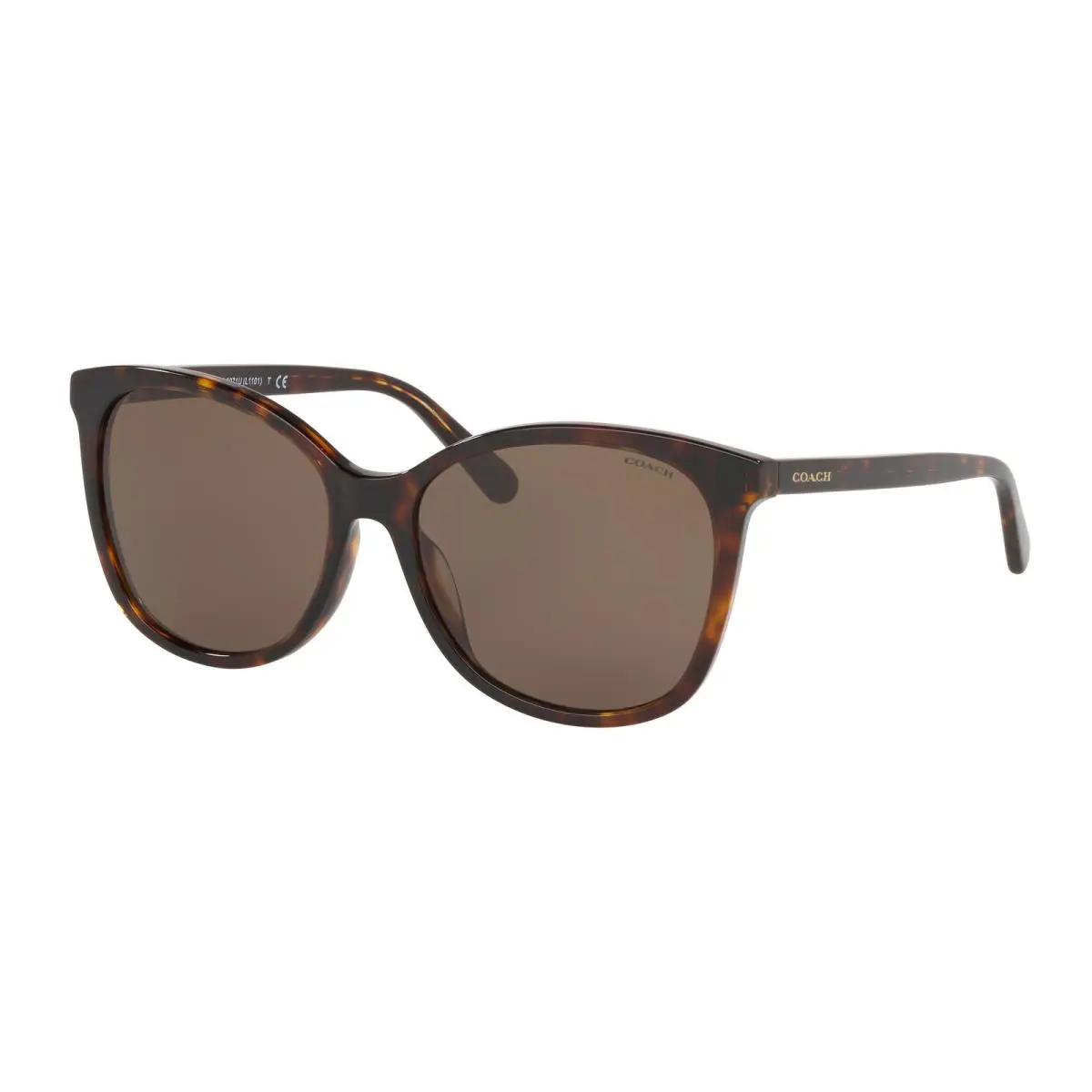 Coach HC 8271U l1101 Dark Tortoise Dark Brown 512073 Sunglasses