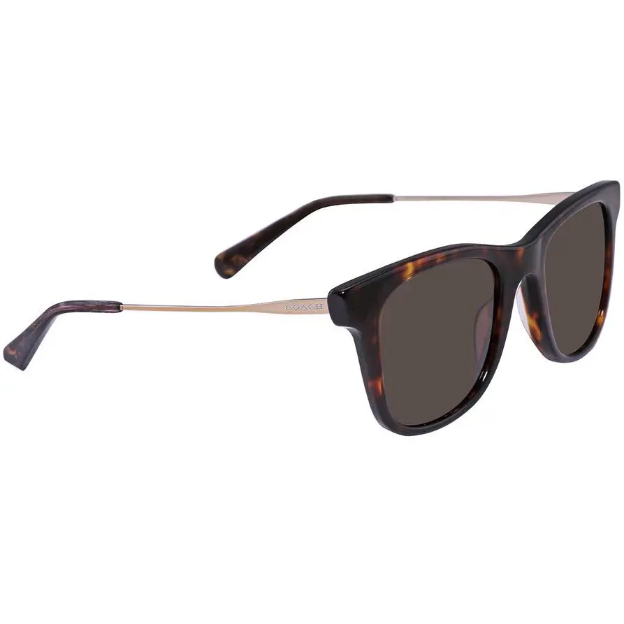 Coach HC8290 503173 Dark Tortoise Brown 50 mm Women`s Sunglasses