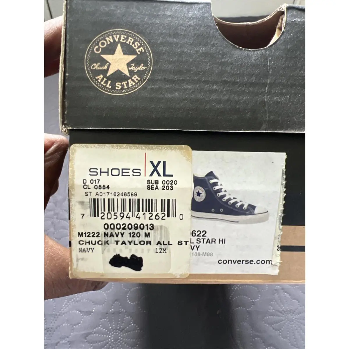 Converse shoes - Converse All Star Hi-Top - All Star - X9622 - Blue 9