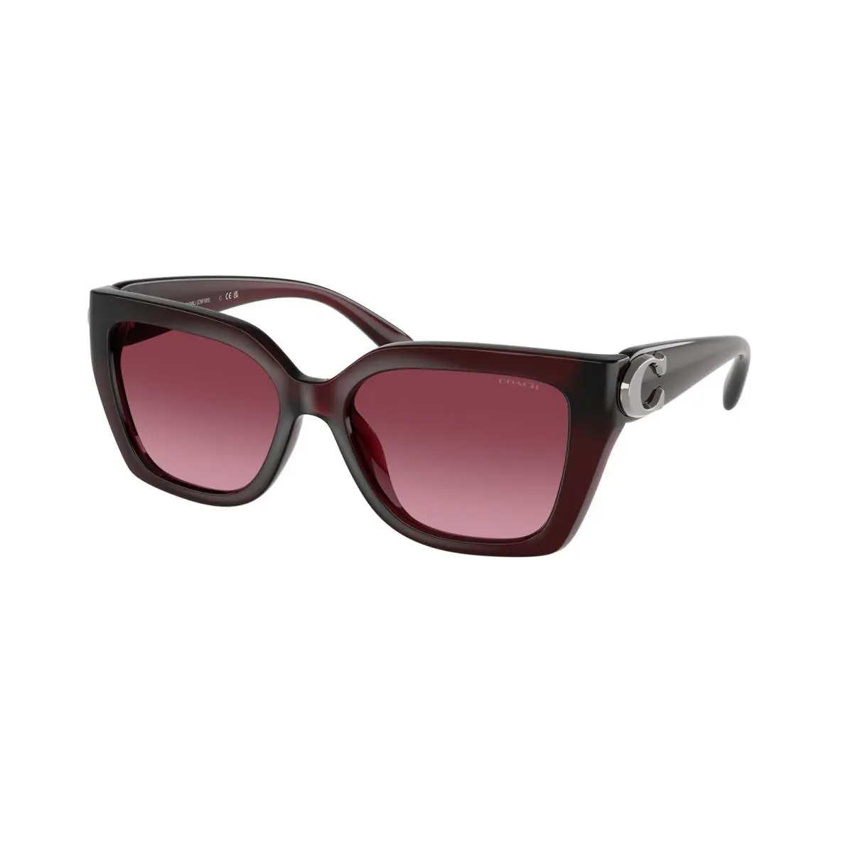 Coach HC 8408U cw201 Milky Burgundy Berry Gra 53938H Sunglasses