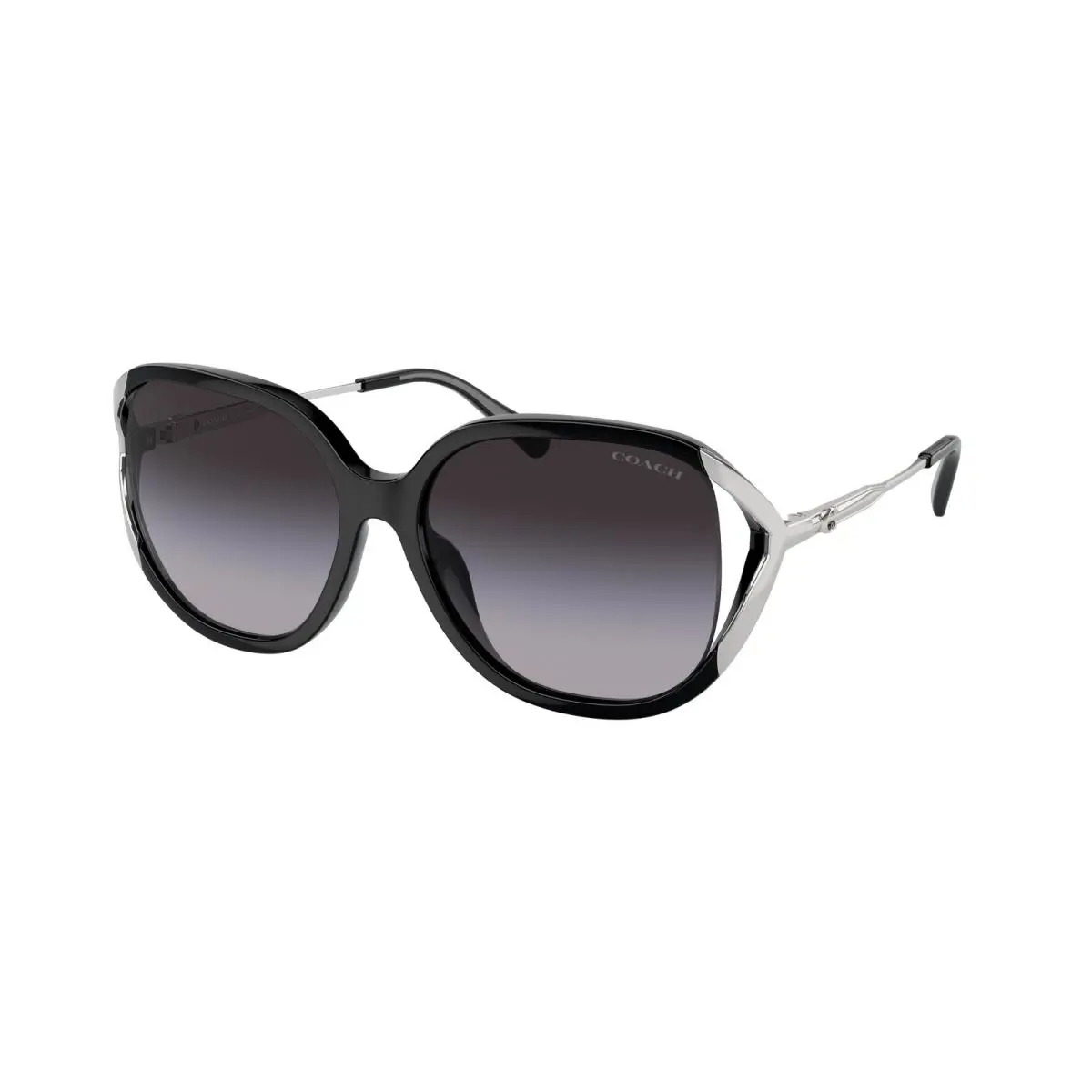 Coach HC 8396U cr620 Black Grey Gradient 50028G Sunglasses