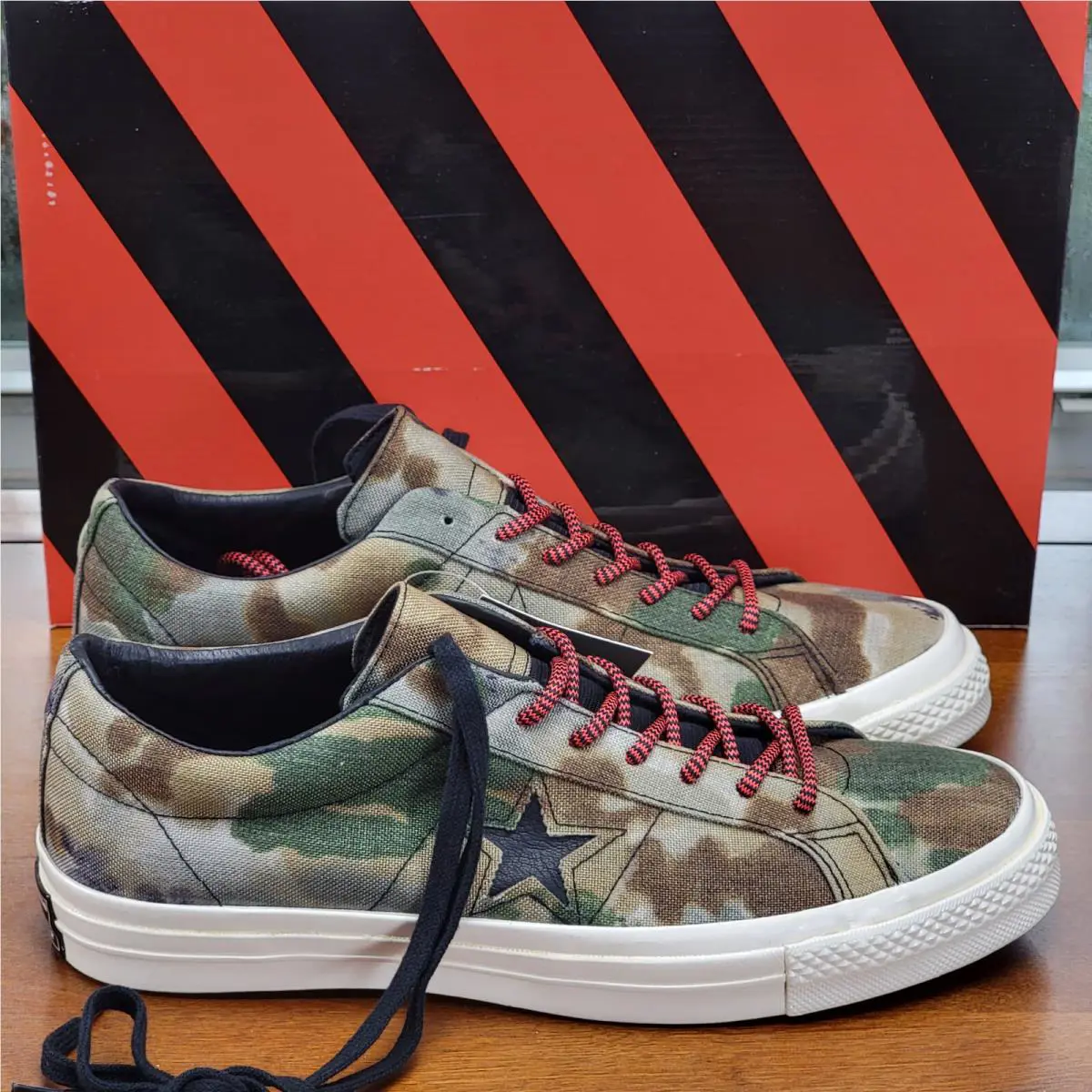 Converse shoes - Converse One Star - One Star - 152665C - Black / Egret / Green (UPC: 888753401547) 0