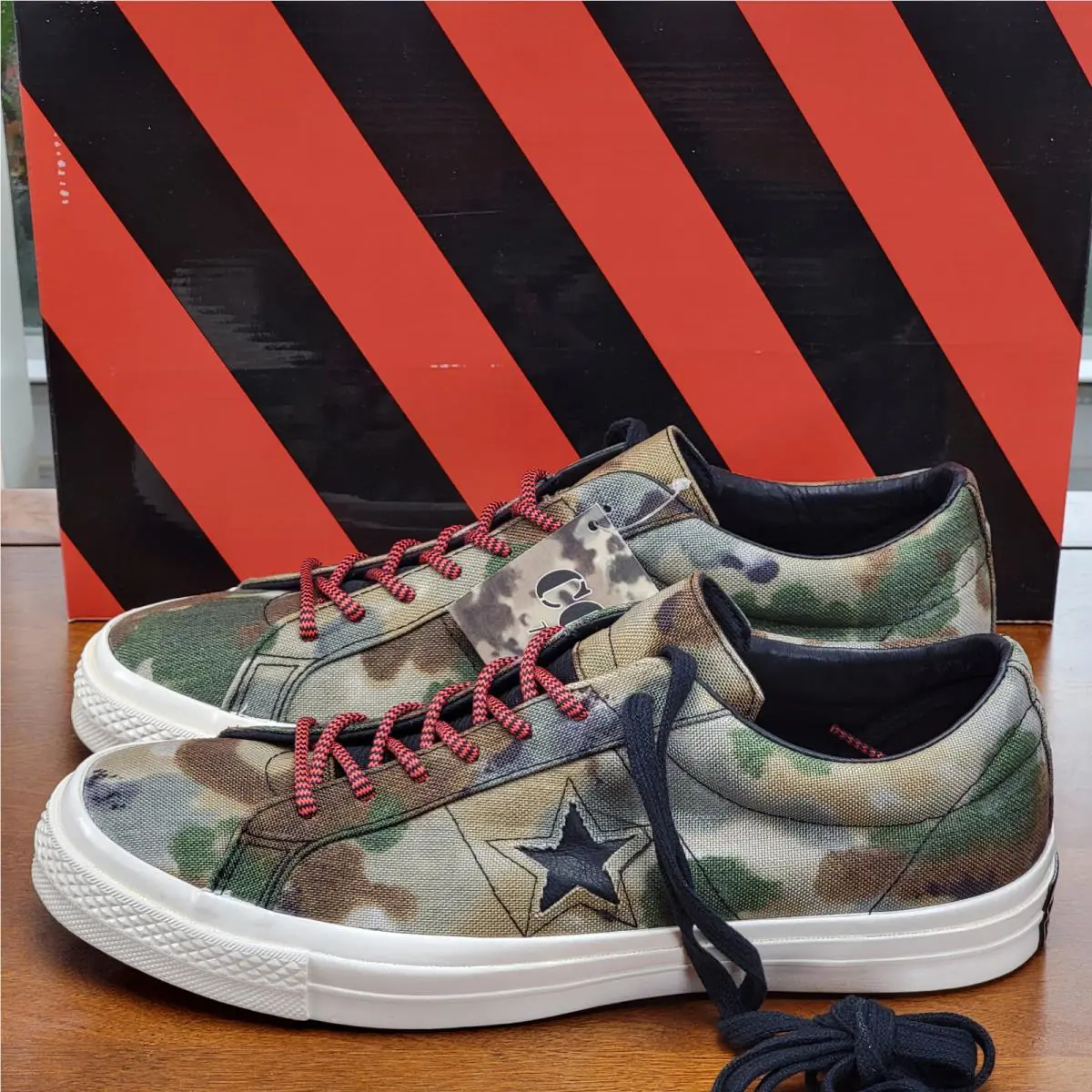 Converse shoes - Converse One Star - One Star - 152665C - Black / Egret / Green (UPC: 888753401547) 3