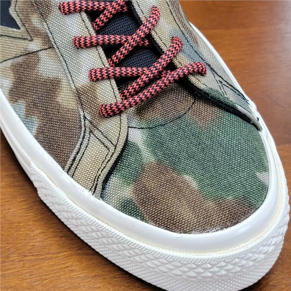 Converse shoes - Converse One Star - One Star - 152665C - Black / Egret / Green (UPC: 888753401547) 5