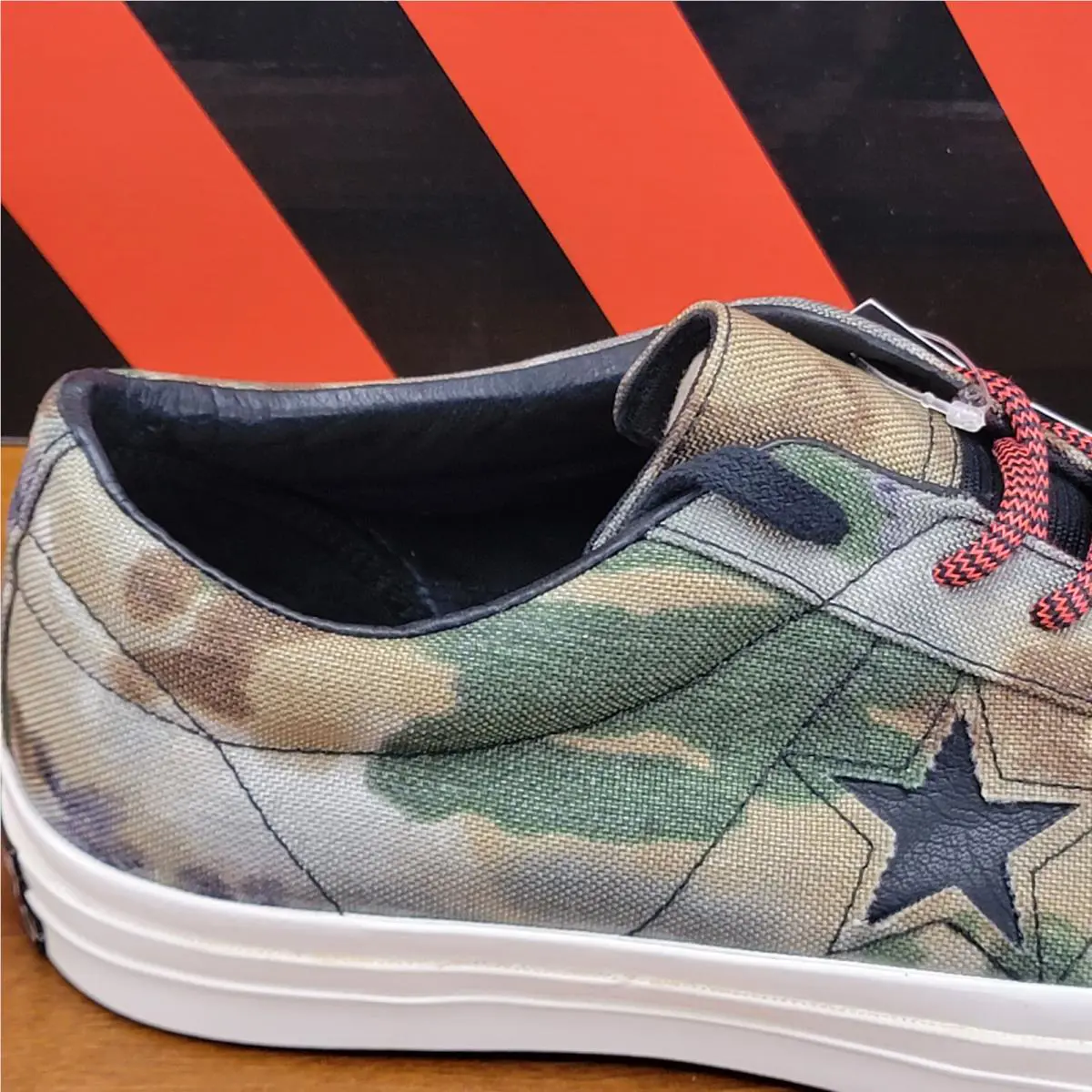 Converse shoes - Converse One Star - One Star - 152665C - Black / Egret / Green (UPC: 888753401547) 6