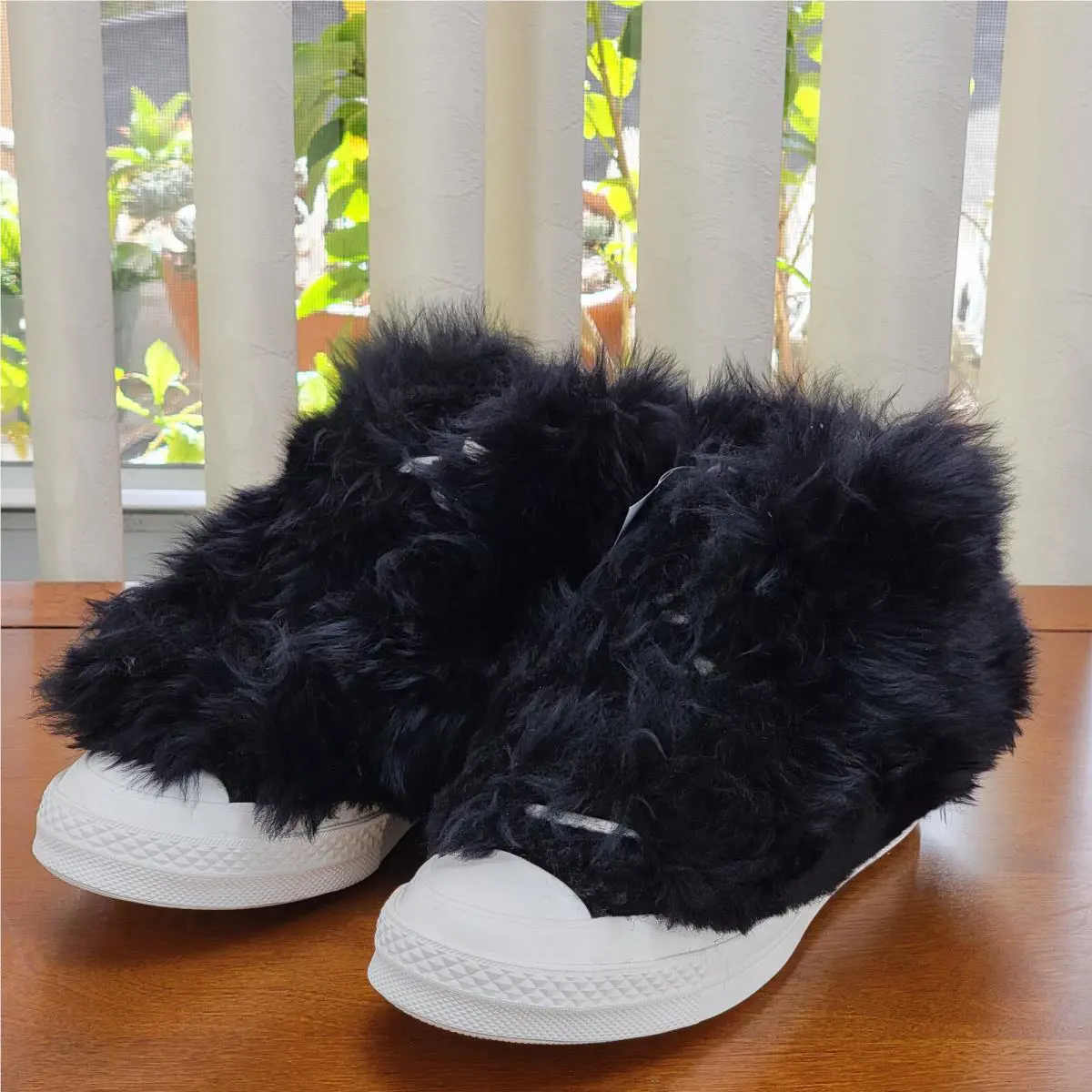 Converse shoes - Chuck 70 Fuzzy Hi - Chuck Fuzzy - 170586C - Black / Egret (UPC: 194432689435) 9