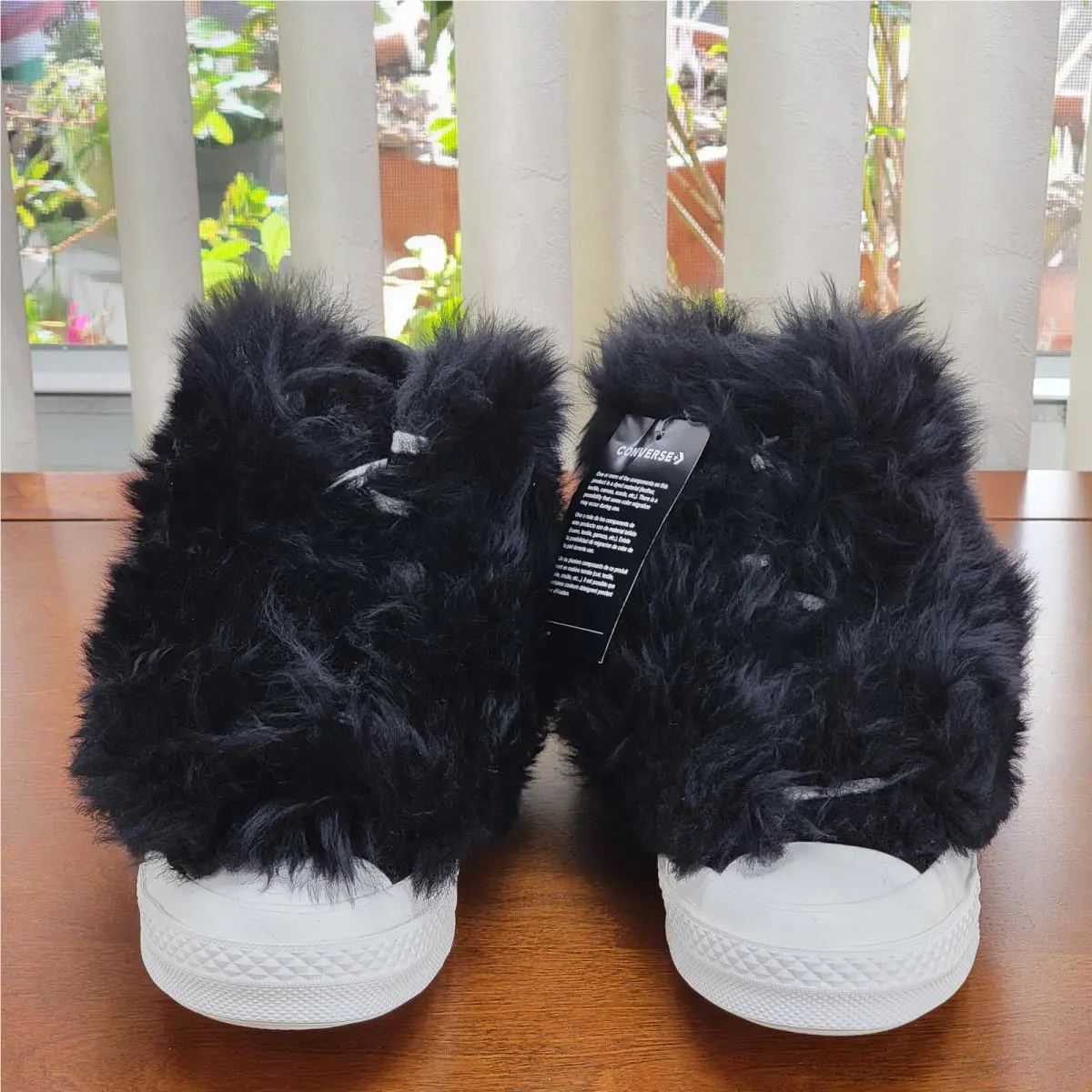 Converse shoes - Chuck 70 Fuzzy Hi - Chuck Fuzzy - 170586C - Black / Egret (UPC: 194432689435) 1