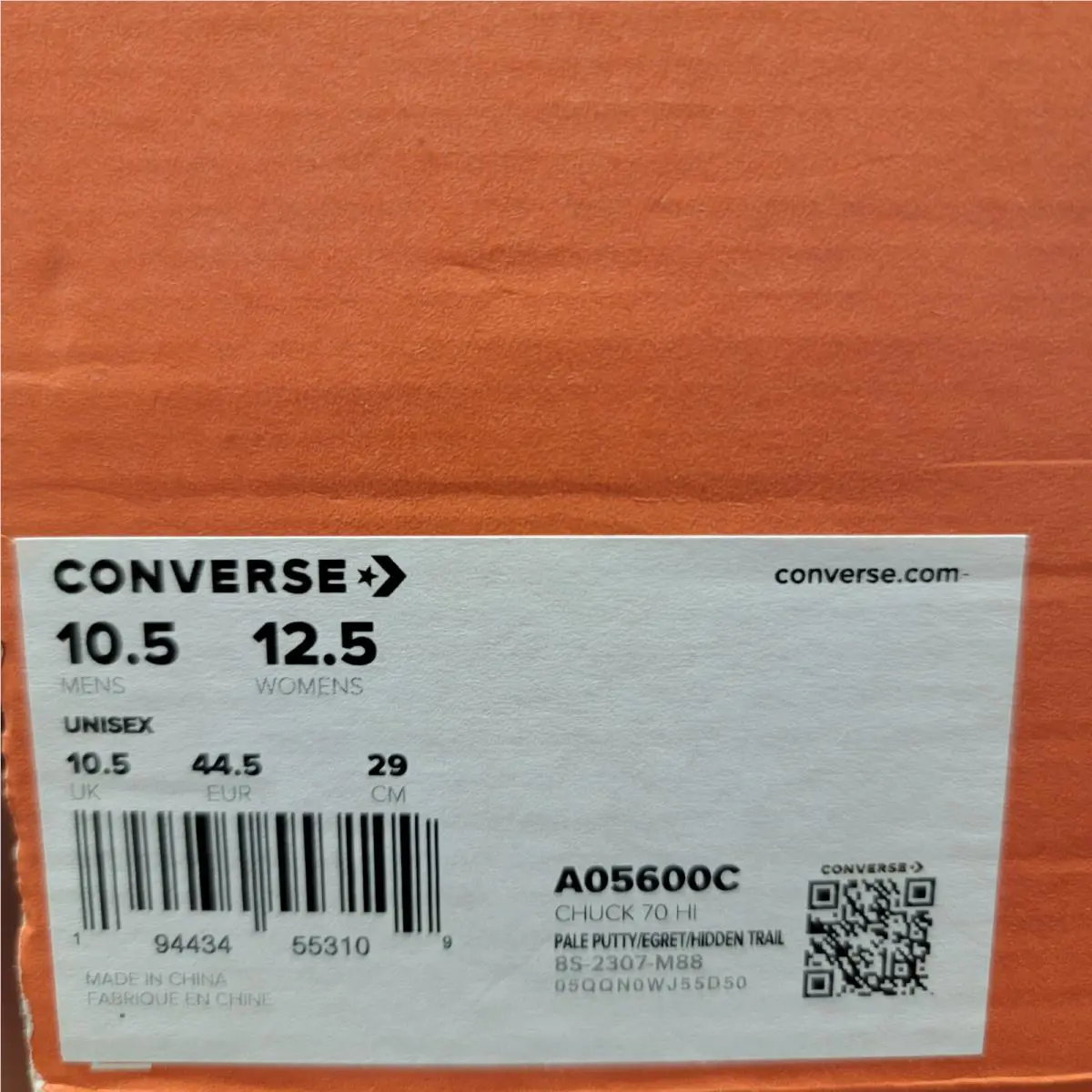 Converse shoes - Converse Chuck 70 Hi - Chuck - A05600C - Pale Putty / Egret / Hidden Trail (UPC: 194434553109) 10