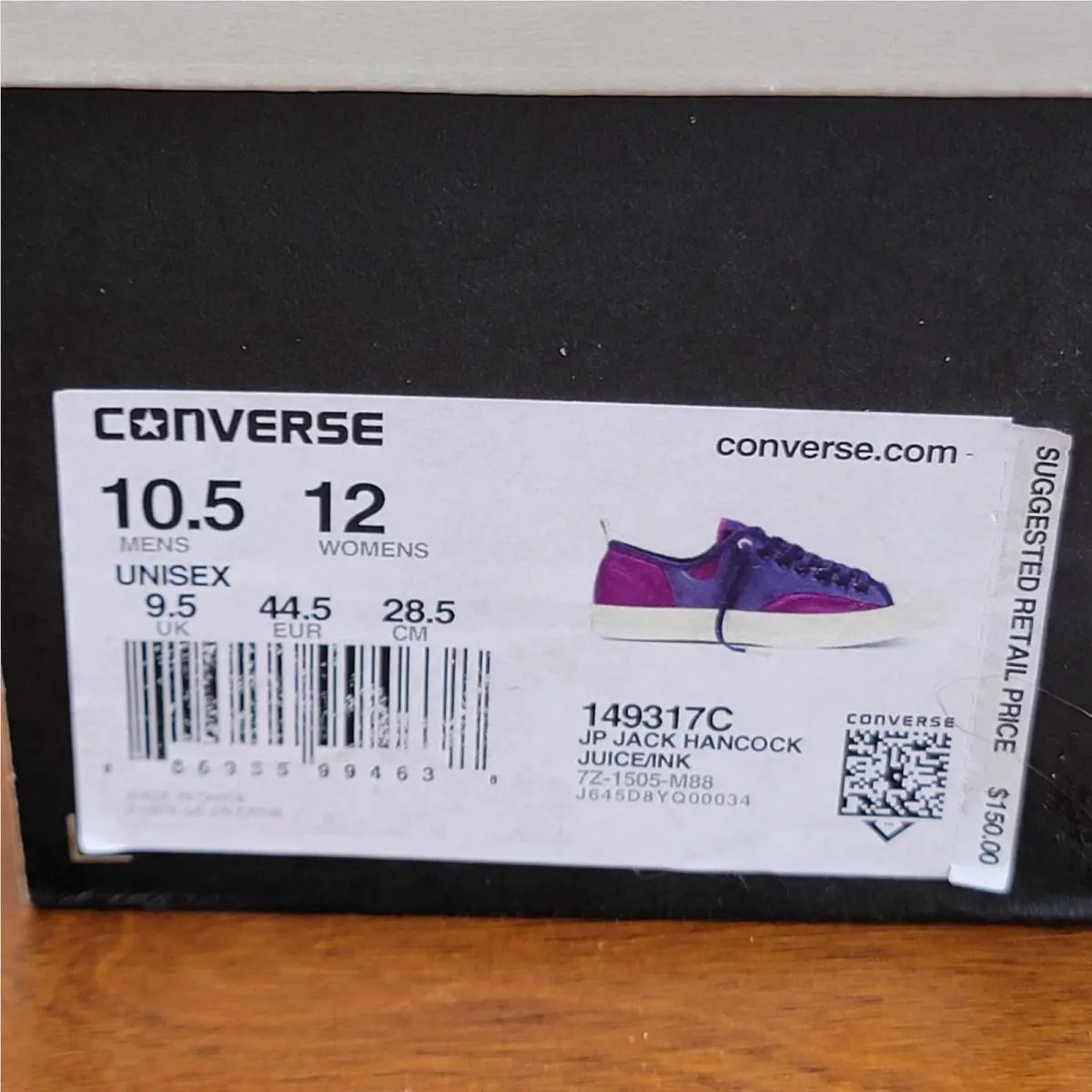 Converse shoes - Converse JP Jack Hancock Ox - 149317C - Purple / Navy / Egret (UPC: 886955994638) 13