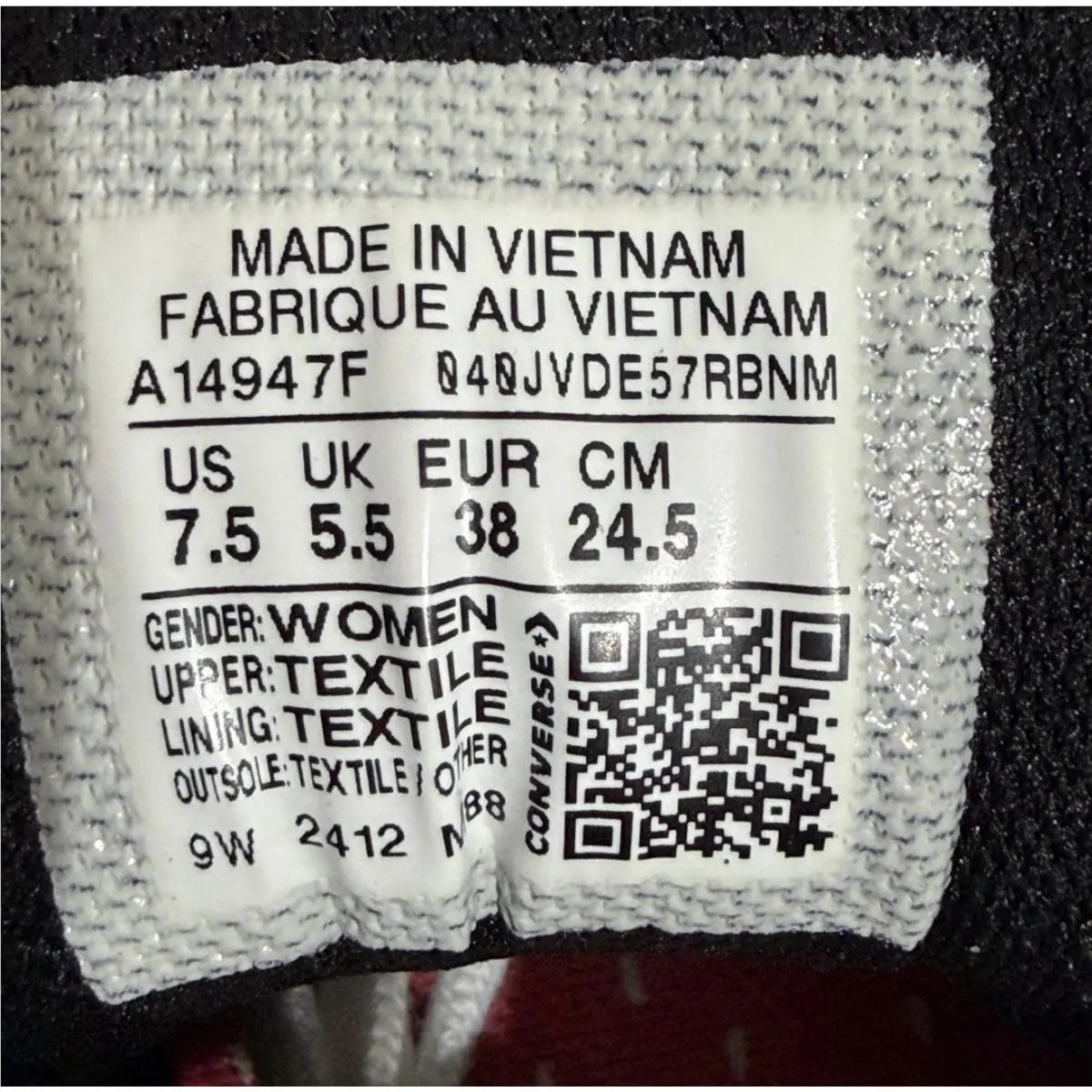 Converse shoes - Converse Chuck Taylor All Star Madison Mid - A14947F - Black, Manufacturer: Black White (UPC: 888756333371) 6
