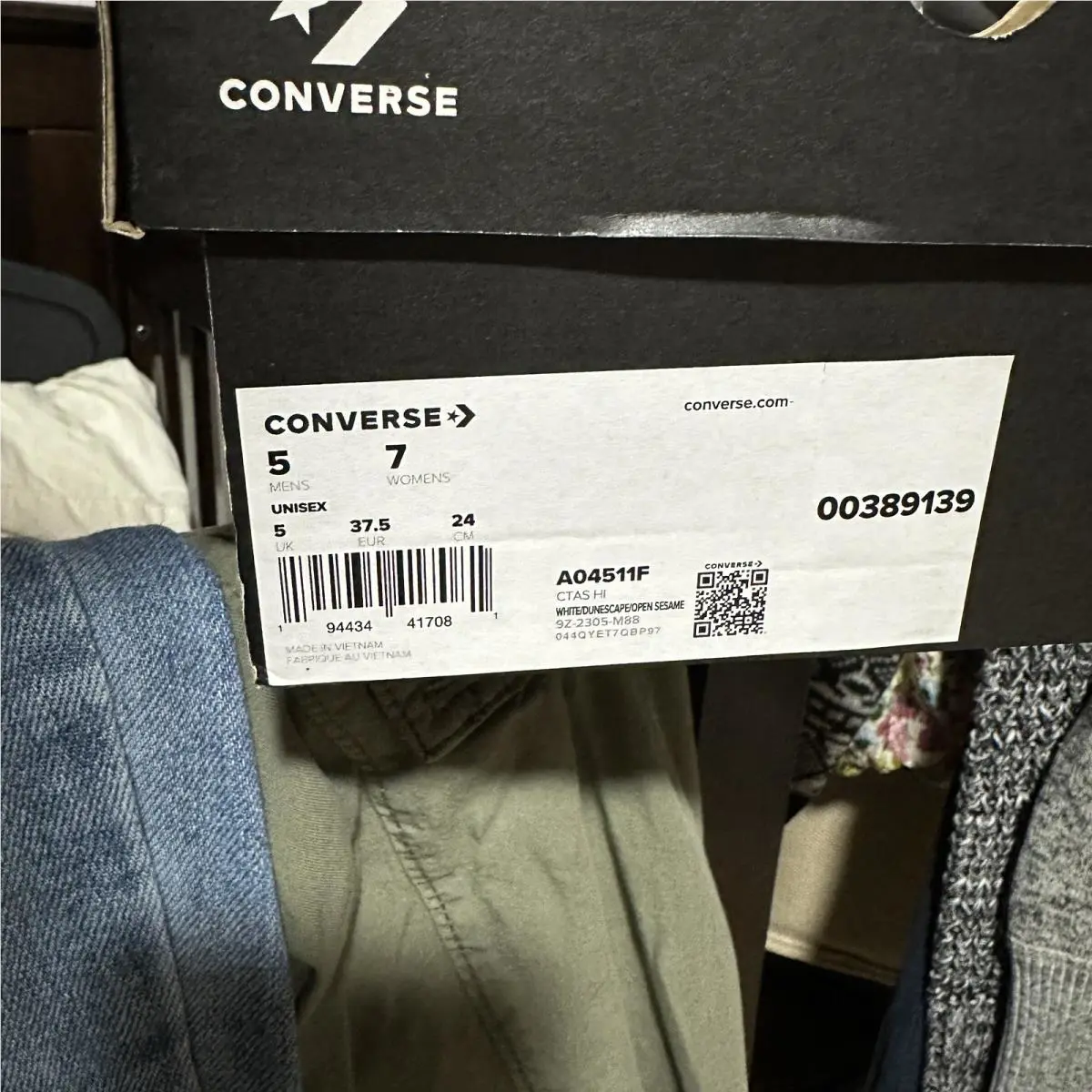 Converse shoes - Converse Chuck Taylor All Star High Top - A04511F - White 3