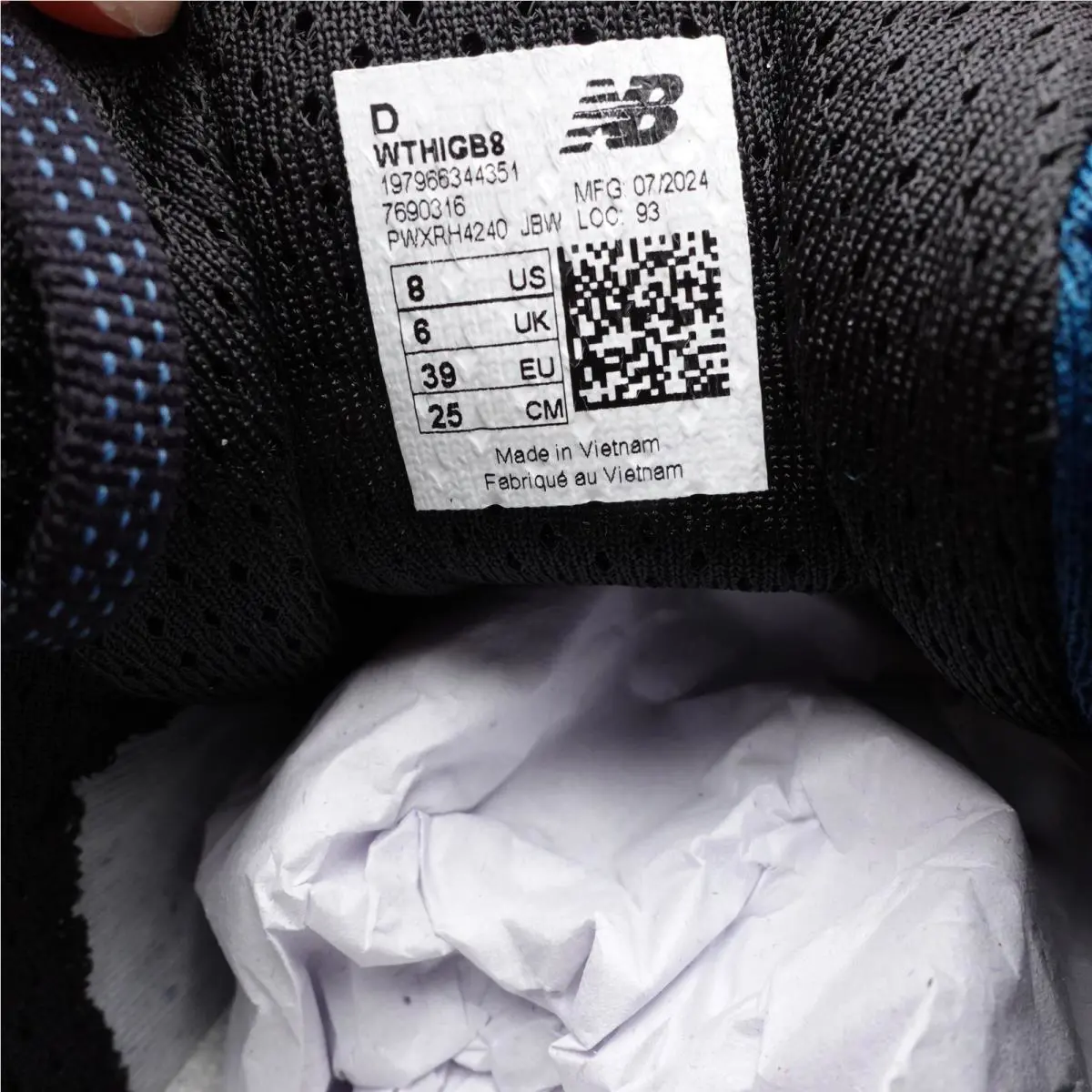 New Balance shoes - New Balance Fresh Foam X Hierro v8 Gore-Tex - WTHIGB8 - Blue 0