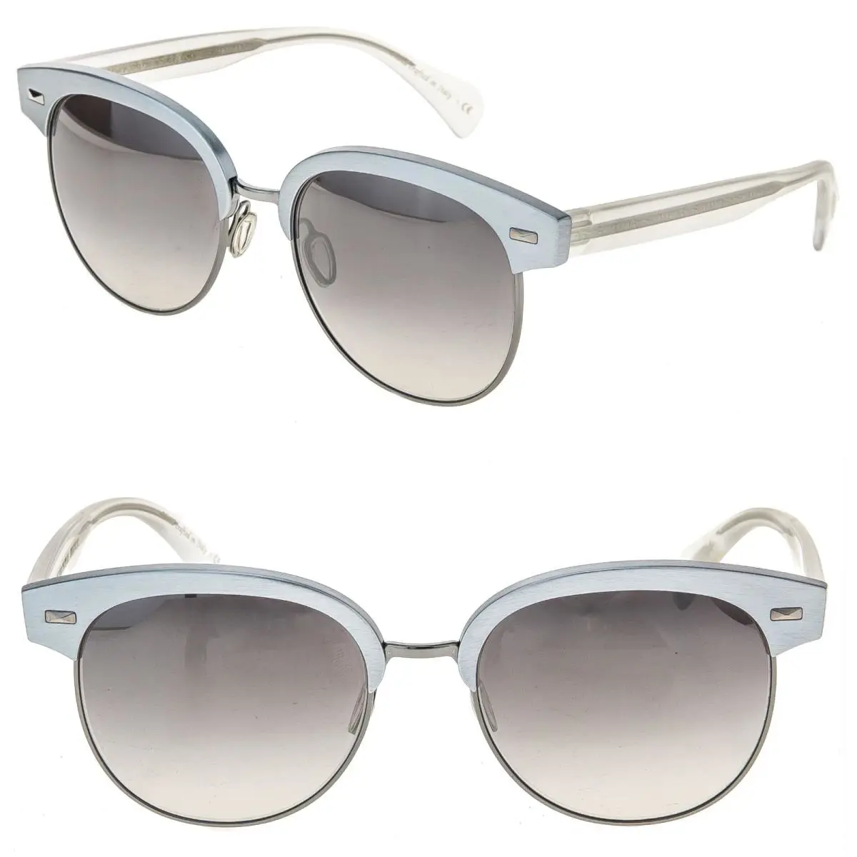 Oliver Peoples OV1167S Shaelie Frost Gray Silver Mirrored Sunglasses 1167