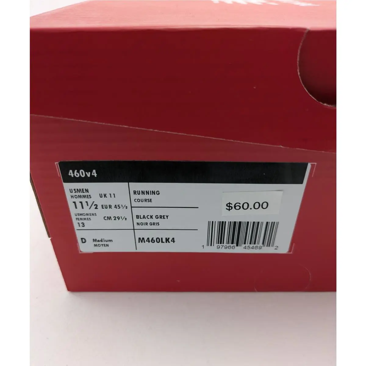 New Balance shoes - New Balance 460v4 - M460LK4 - Black (UPC: 0197966454883) 2